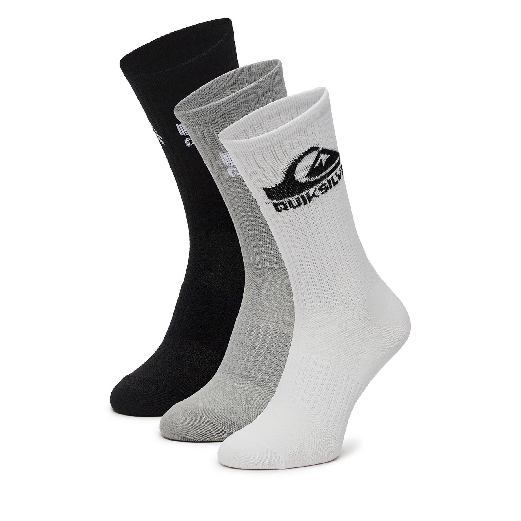 Dlhé ponožky Quiksilver AS_QUIKSILVER_101W_SS25 (3-PACK) Biela