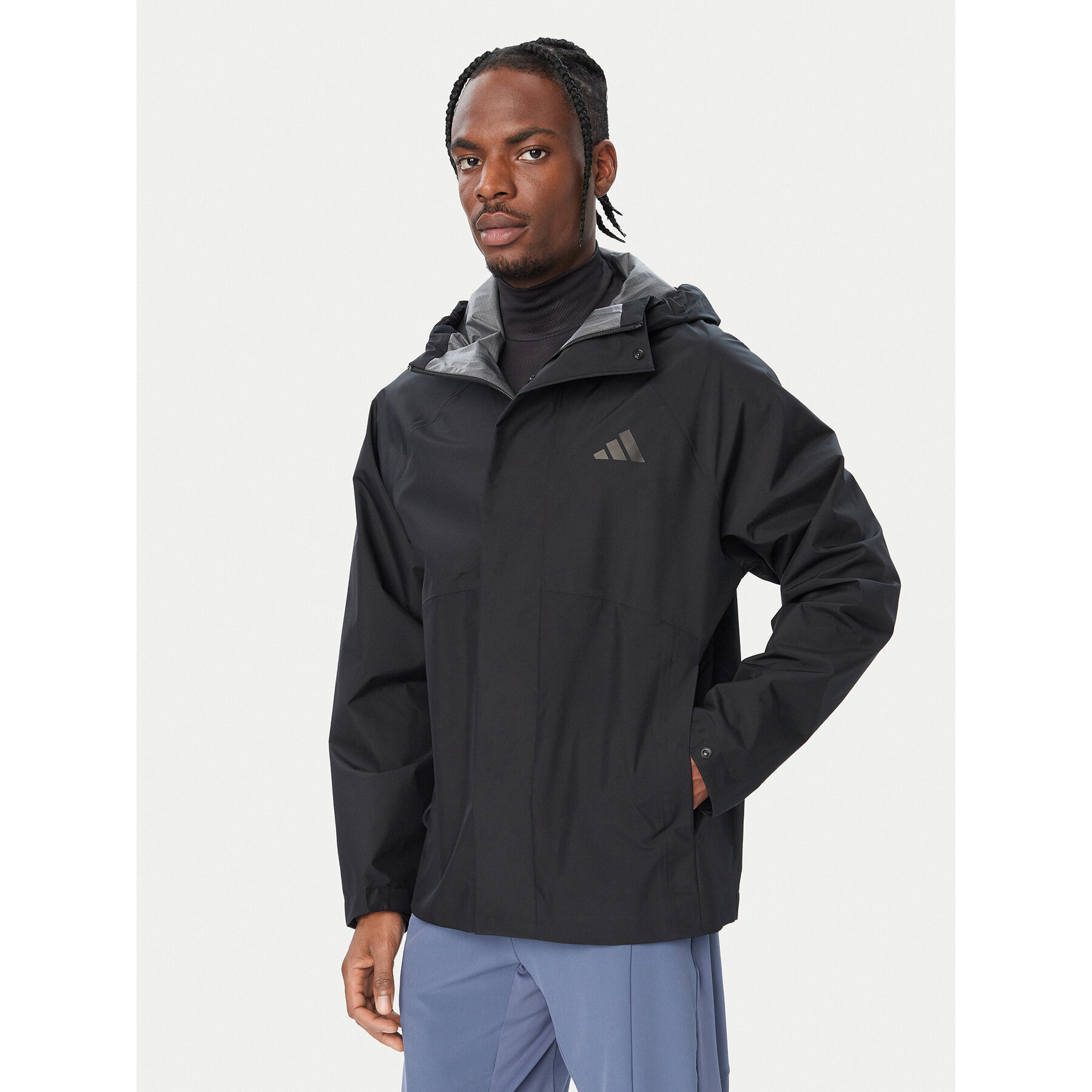 adidas Übergangsjacke Essentials KS7695 Schwarz Loose Fit