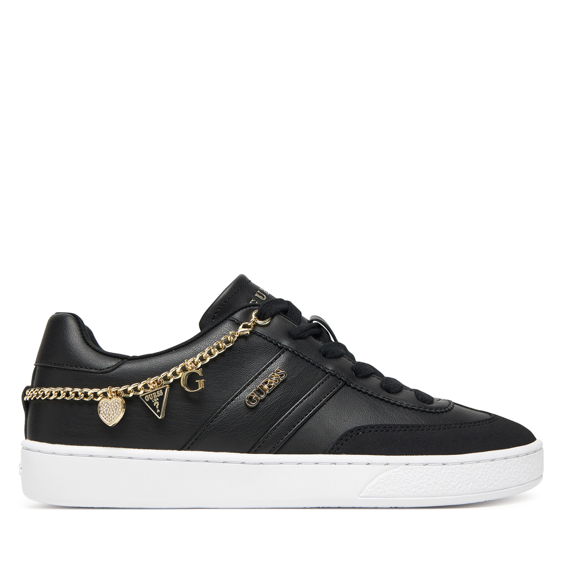 Sneakersy Guess FLTNAO LEA12 Čierna