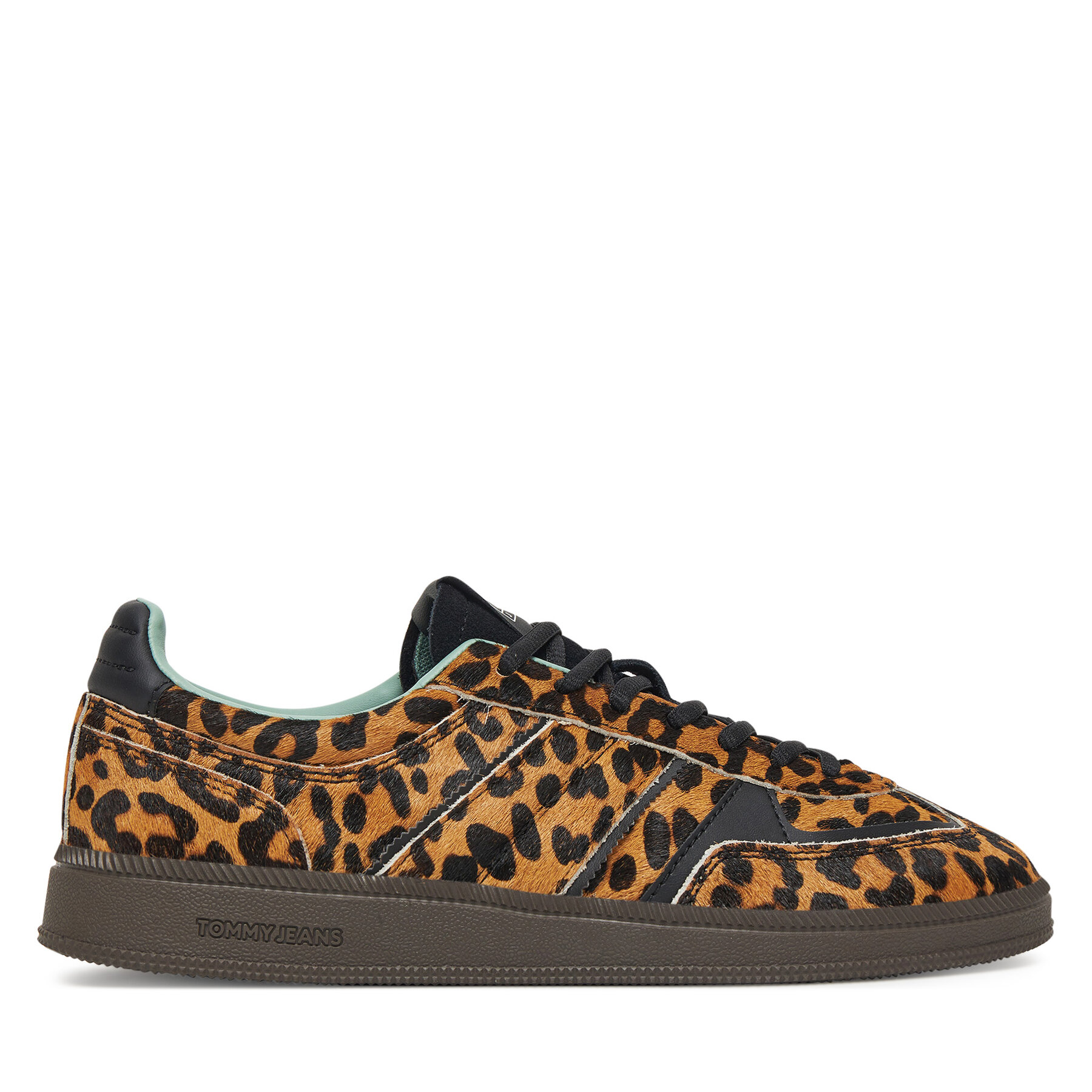 Sneakersy Tommy Jeans The Greenwich Edge Leopard EN0EN02904 Hnedá