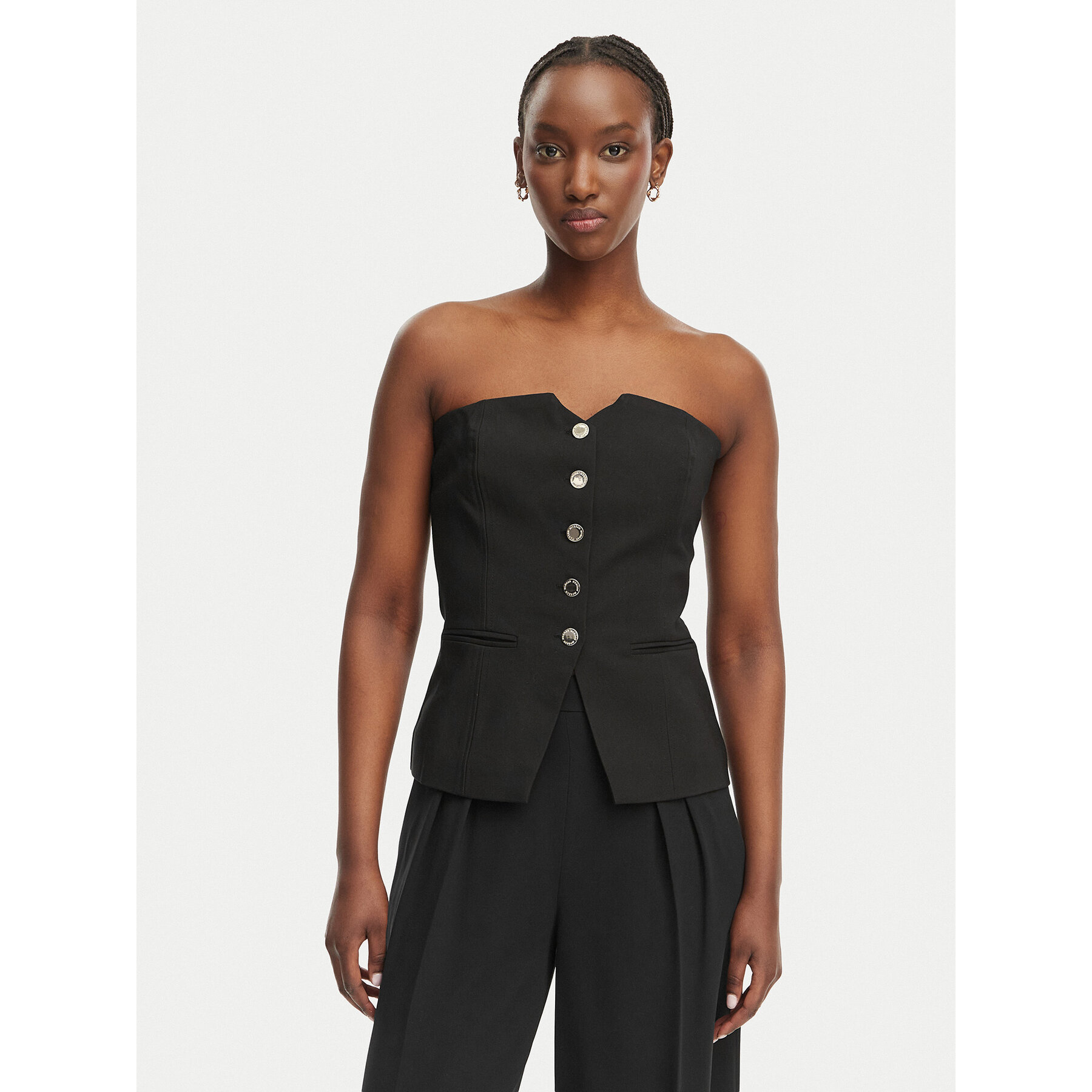 Morgan Τοπ 251-CLODI.F Μαύρο Regular Fit