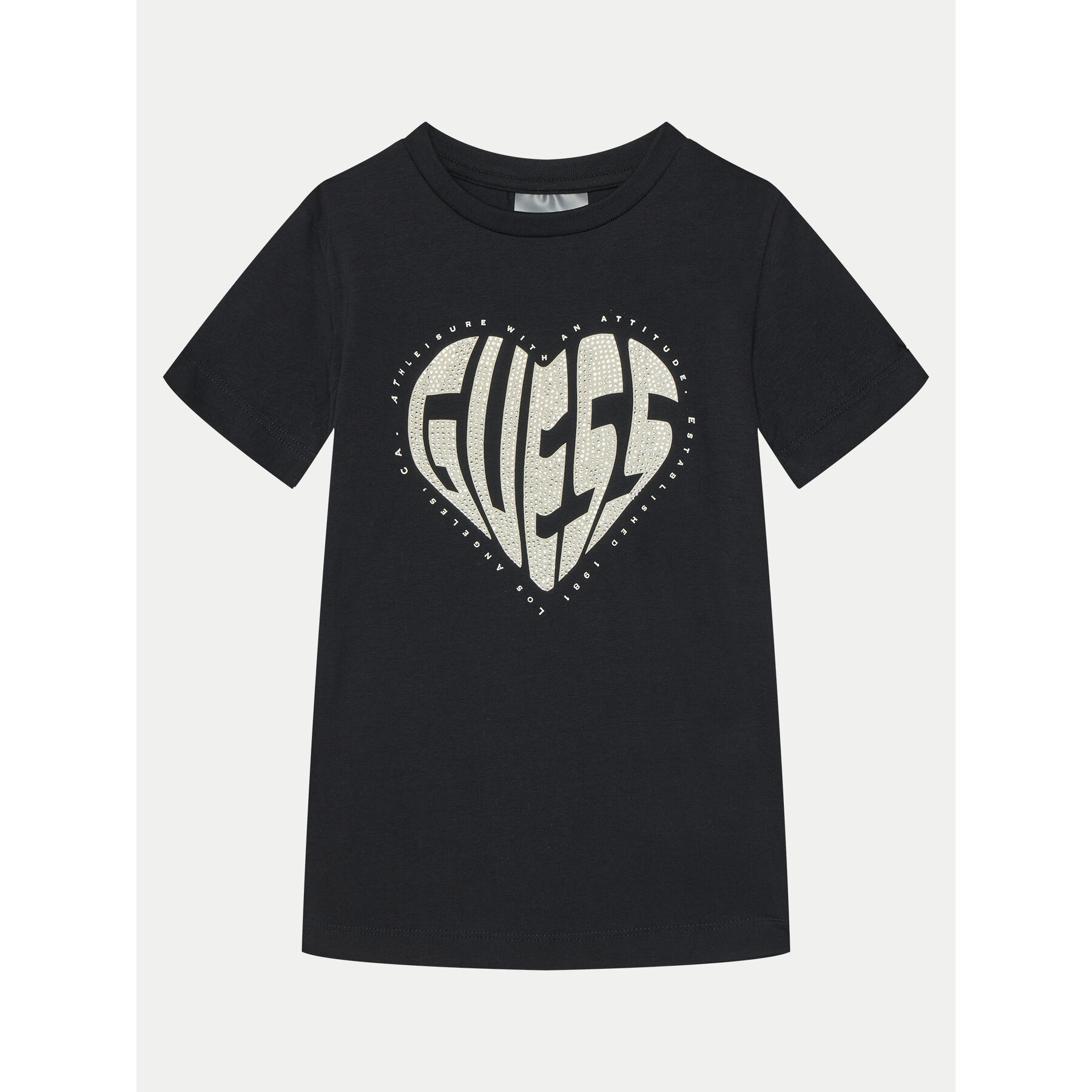 Guess T-Shirt J5RI46 J1314 Μαύρο Regular Fit