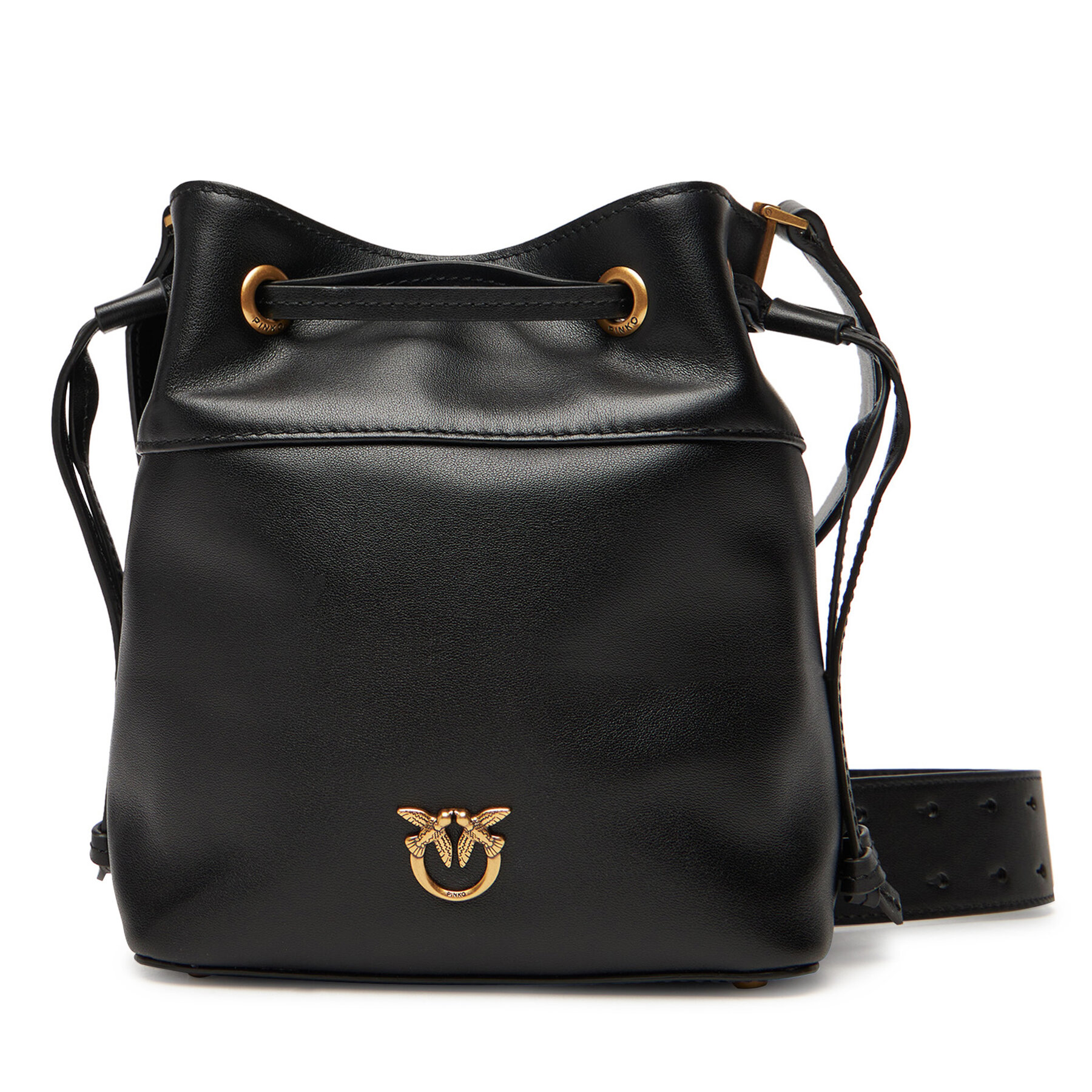 Дамска чанта PINKO Secchiello Mini Al 25-26 104303 A0QO Черен