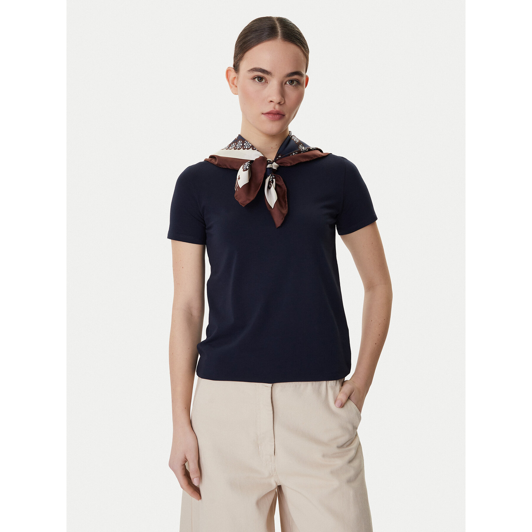 Weekend Max Mara T-Shirt Multib 2615971021 Dunkelblau Regular Fit