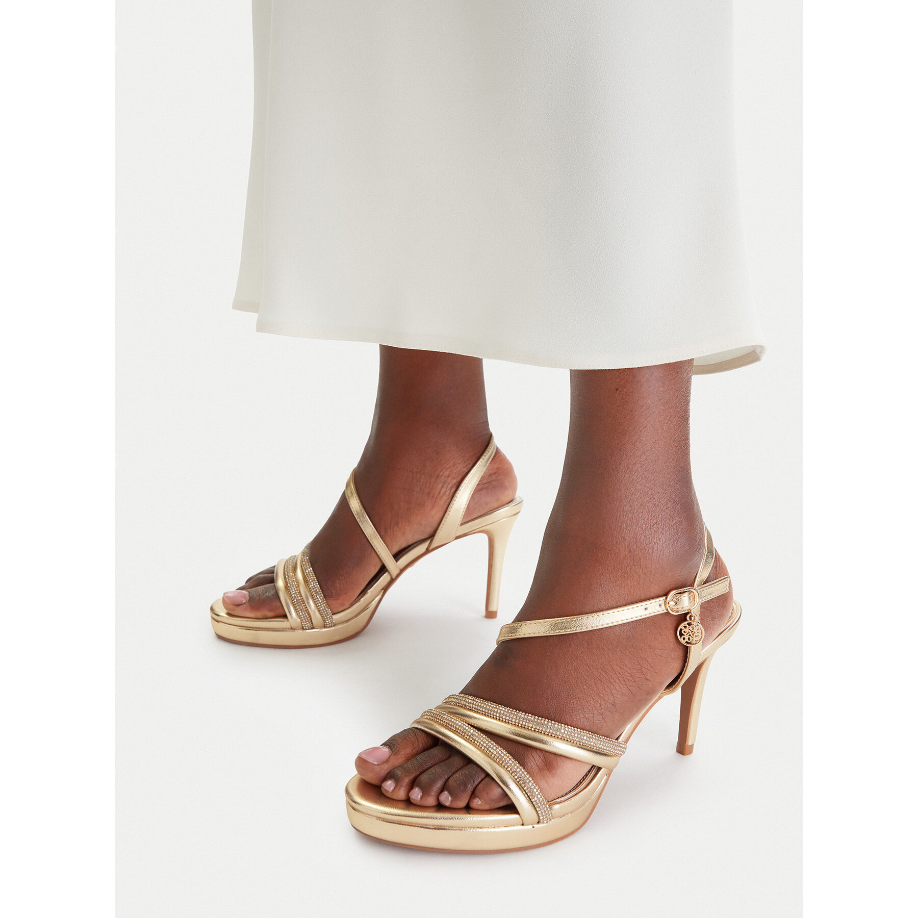 Sandále Nine West CEO-25120-2508 Zlatá