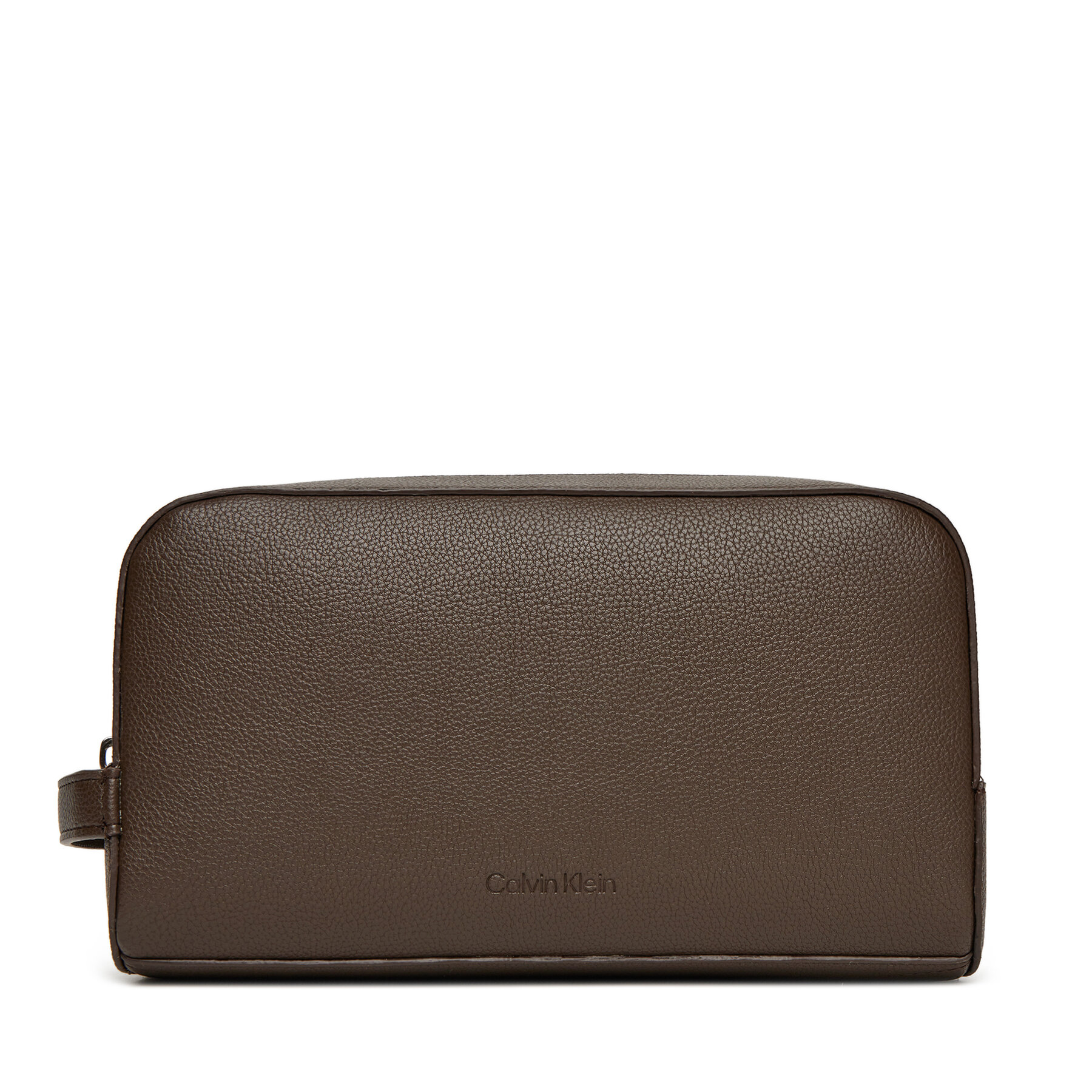 Geantă pentru cosmetice Calvin Klein Micropebble Washbag/Dopp Kit LV04D1036G Maro