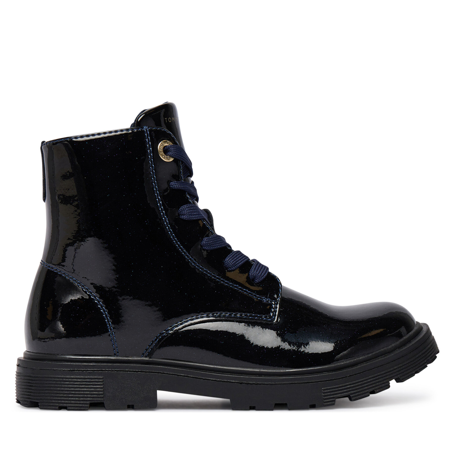 Ghete Tommy Hilfiger Lace-Up Bootie T1A5-34005-1237 S Bleumarin