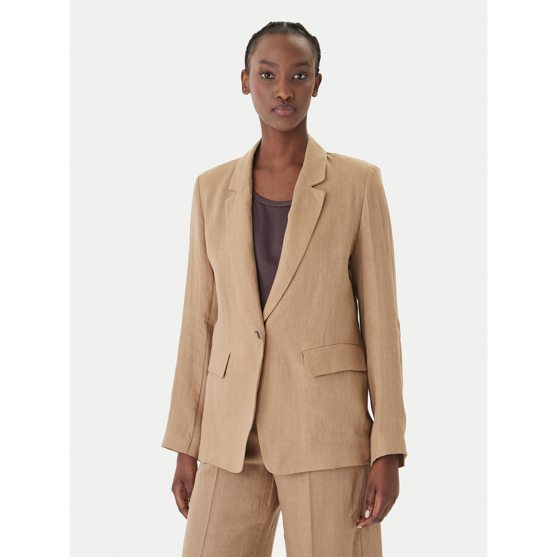Marella Sakko Emme by Marella Vincita 2615041012 Beige Regular Fit