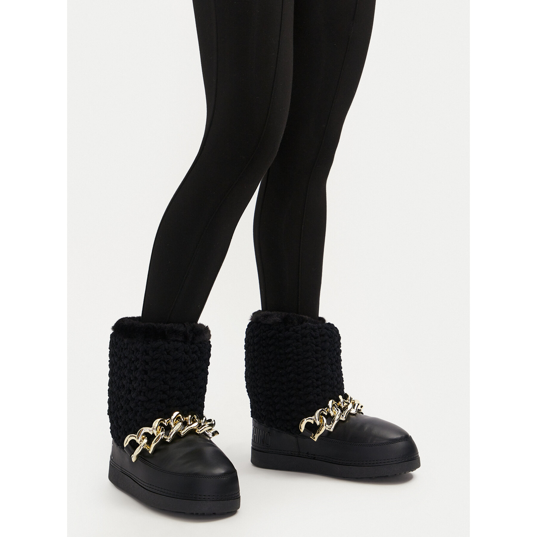 Cizme de zăpadă LOVE MOSCHINO JA24322G0LISI000 Negru