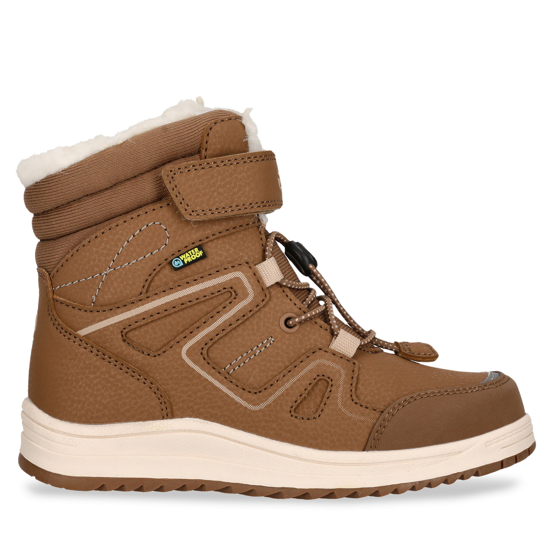 Chlapec Snehule ZigZag, Rozmer: 32, Hnedá, Rincet Kids Boot WP Z214266