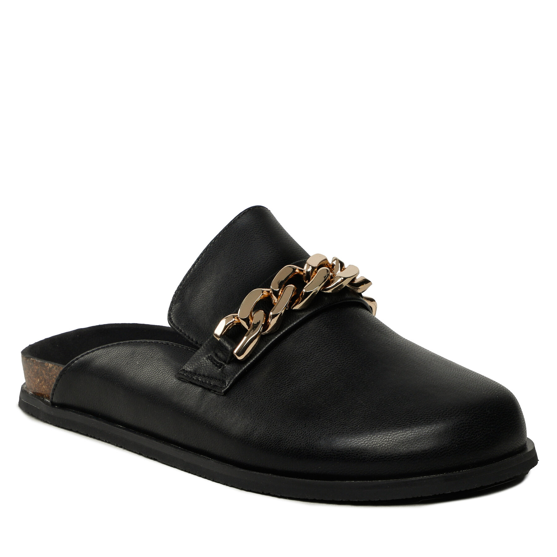 Damskie Klapki Pieces, Rozmiar 39 Czarny Ikana 17136349