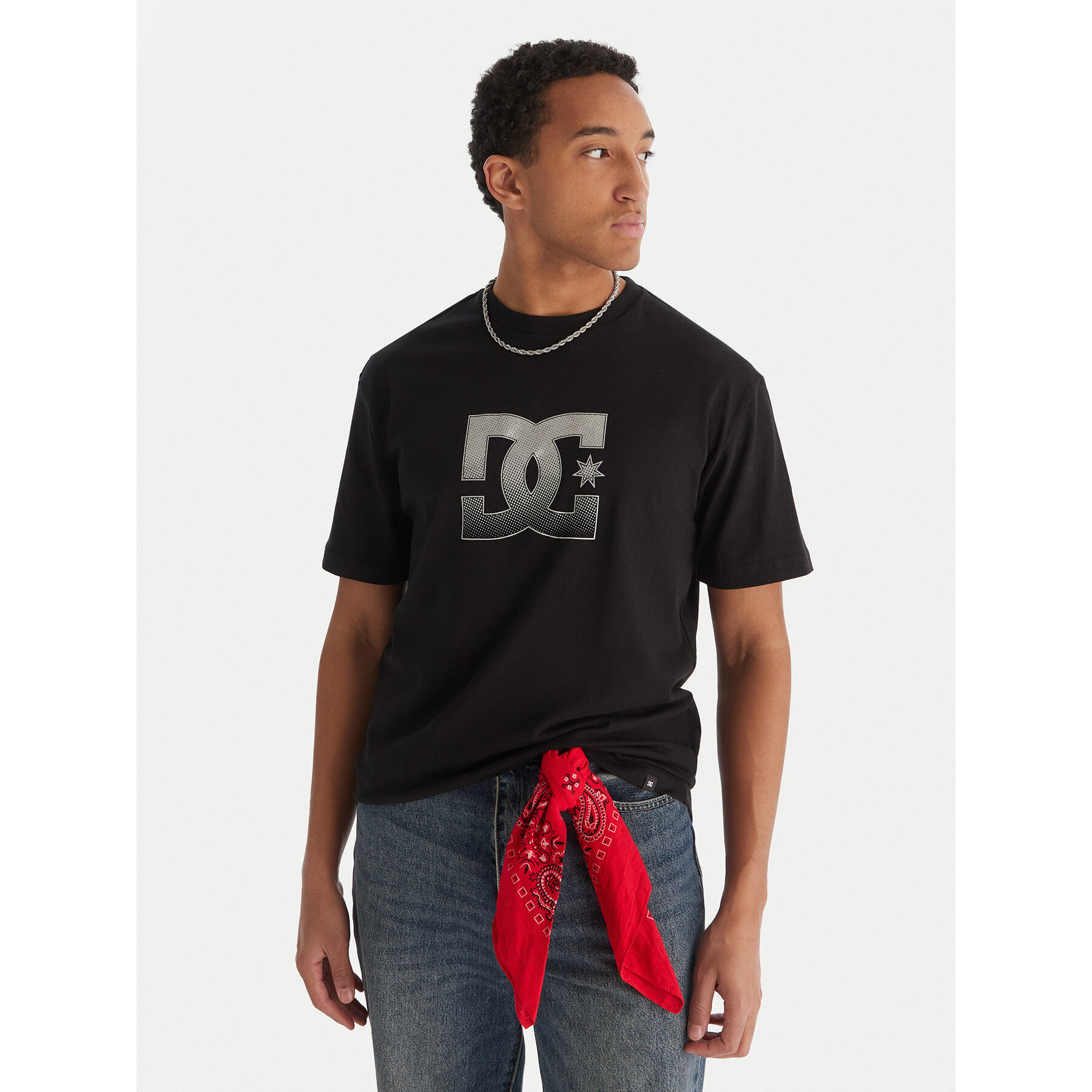 DC Shoes DC Shoes T-Shirt Star Reflective EDYZT04346 Μαύρο Regular Fit