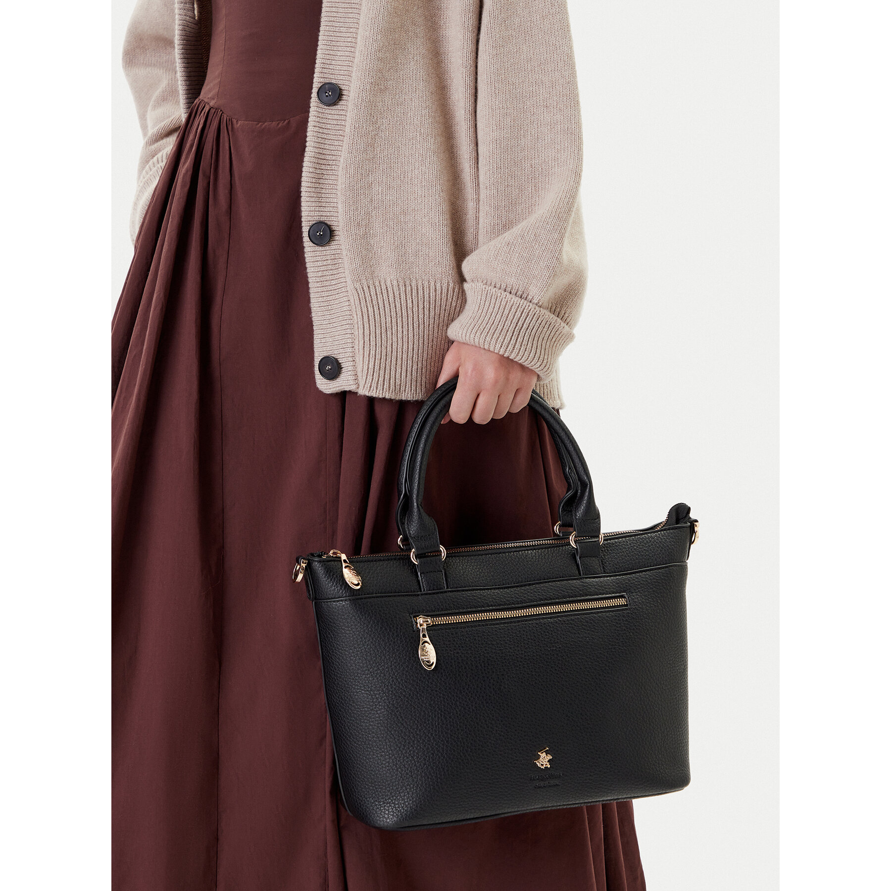 Дамска чанта Beverly Hills Polo Club CEO-BHPC-C-006-08 Черен