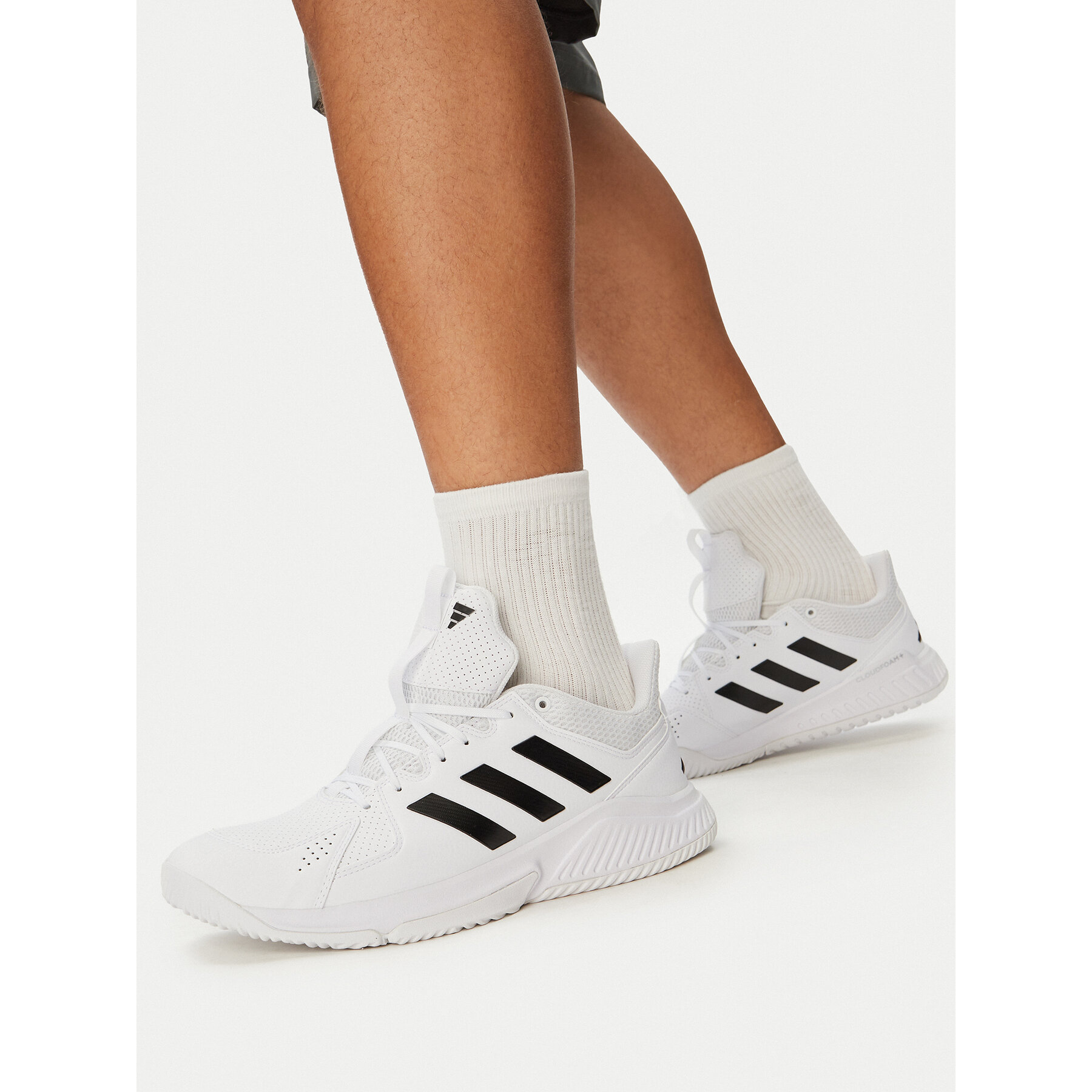 Обувки за зала adidas Court Flight Indoor Shoes JR9576 Бял