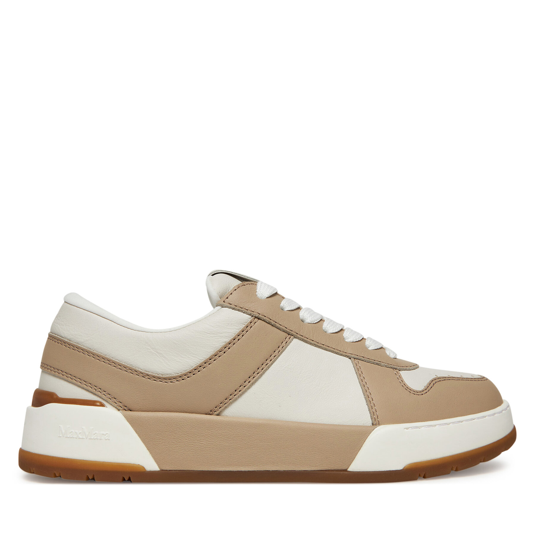 Sneakersy Max Mara 2514761091600 Bílá