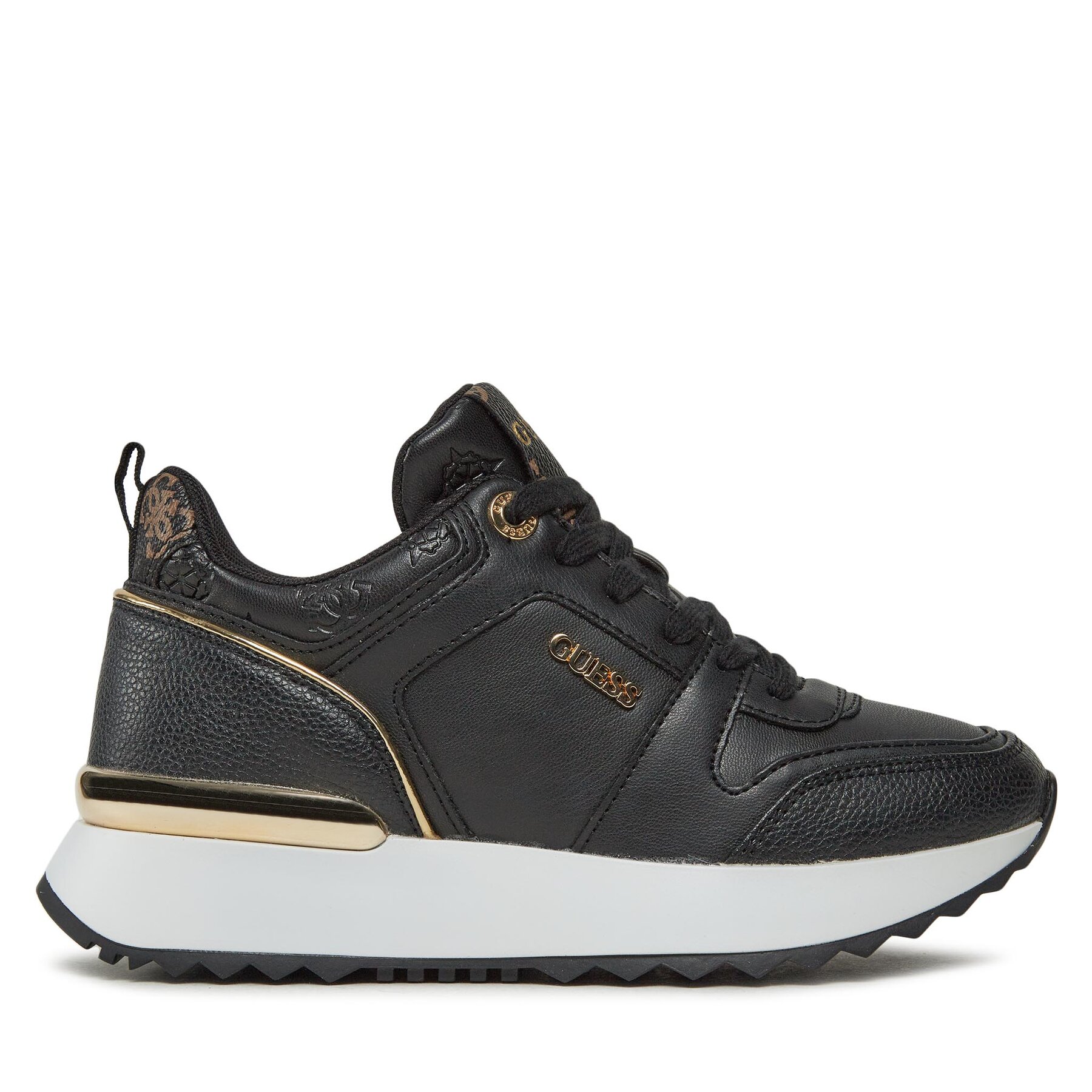Sneakersy Guess Kaddy FL8DDY ELE12 Čierna