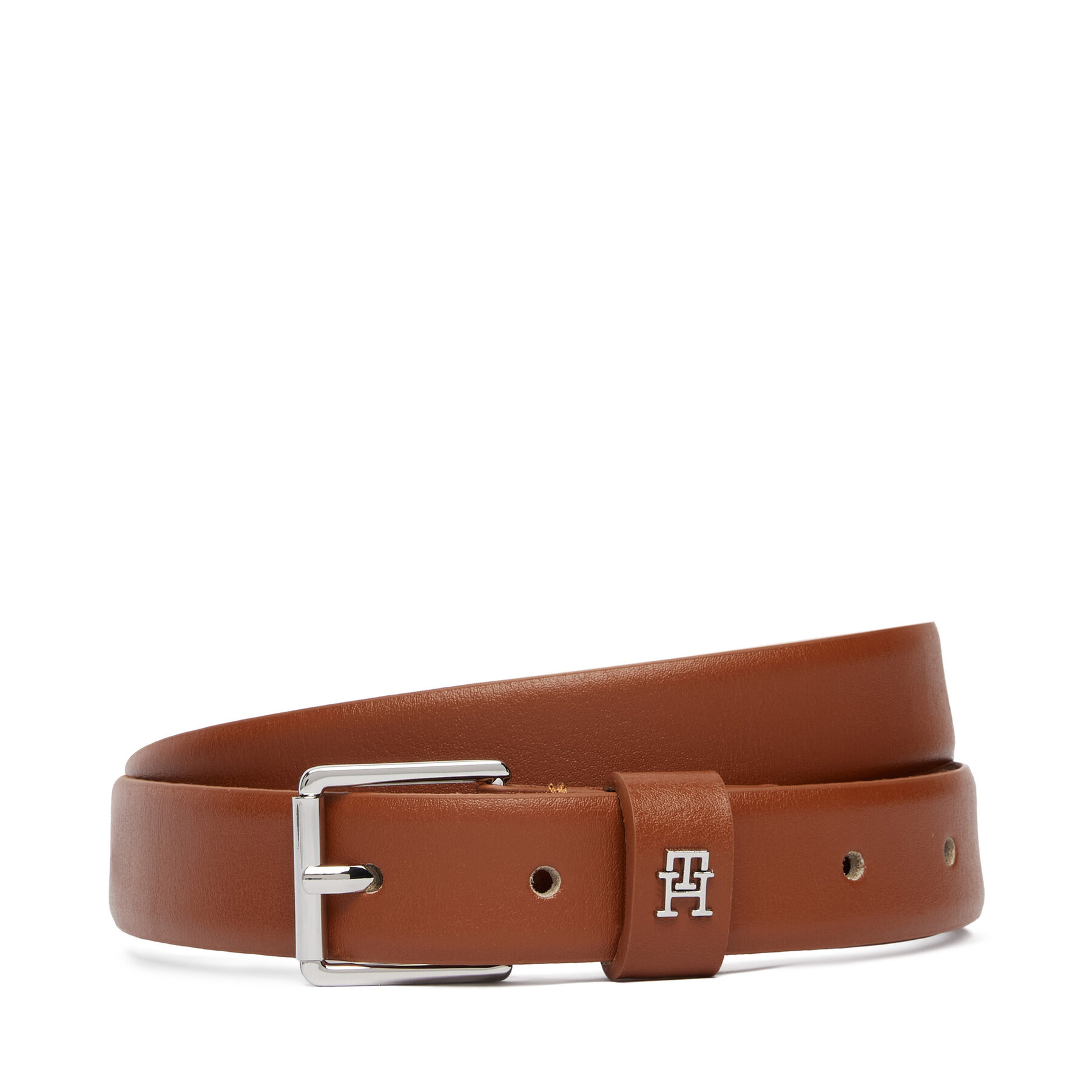 Női öv Tommy Hilfiger Th Square 2.5 Silver AW0AW18651 Barna