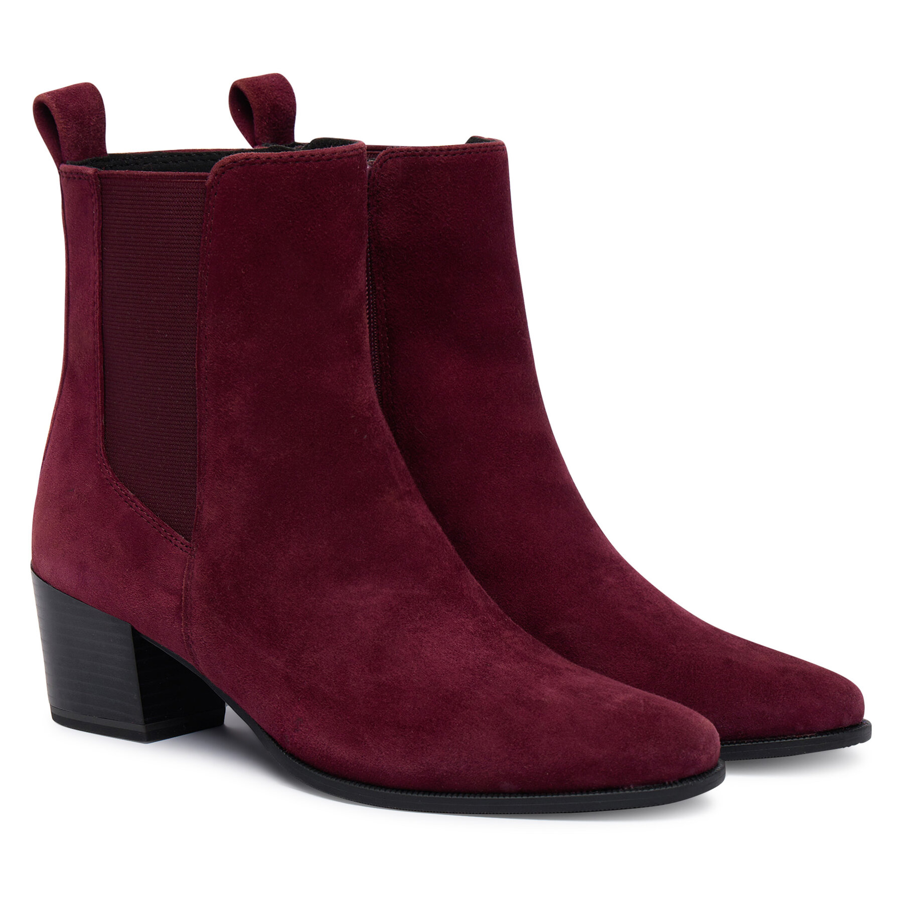 Damen Stiefeletten Caprice, Schuhgröße 40, Dunkelrot, 9-25304-45