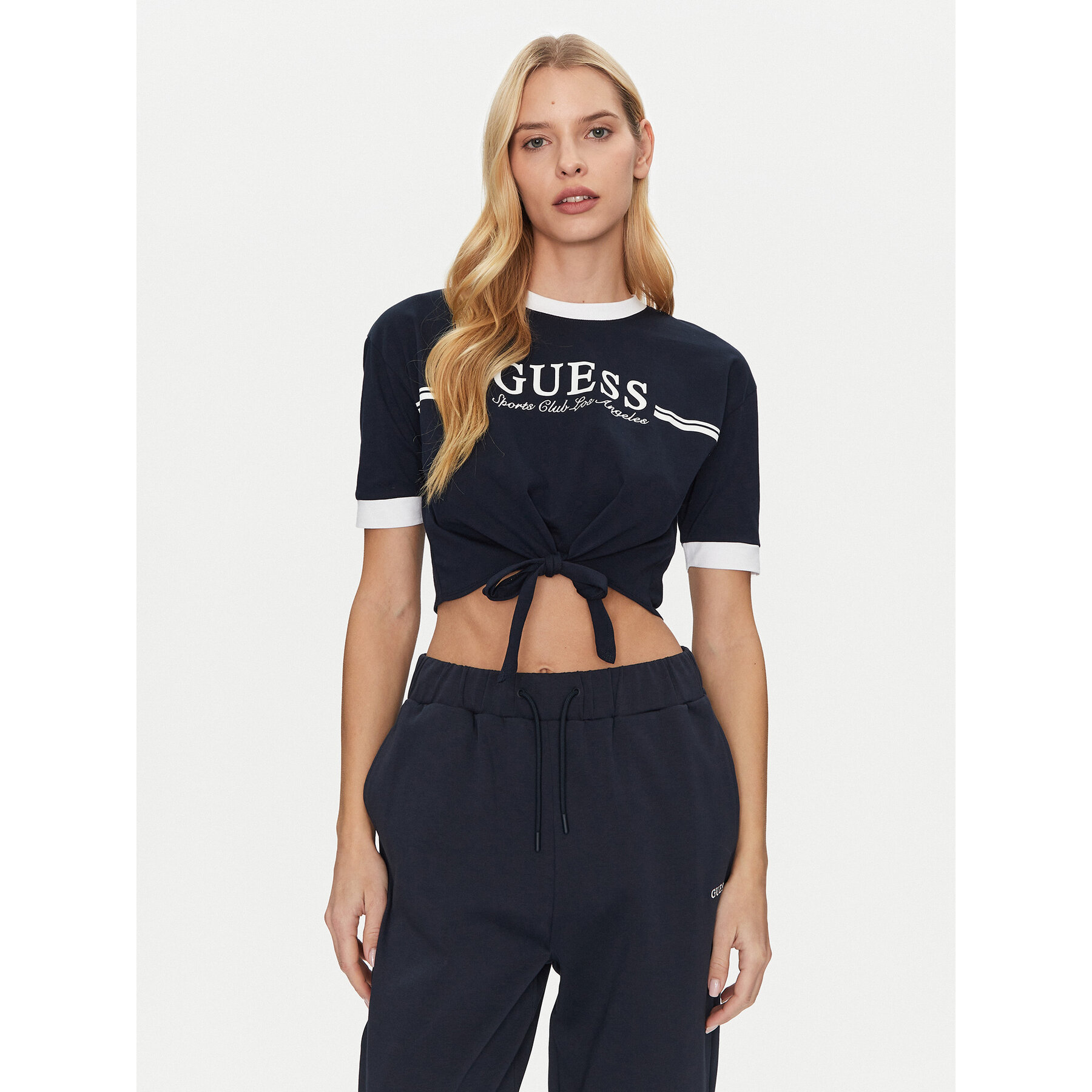 Guess T-Shirt V5GI05 I3Z14 Blu Scuro Regular Fit