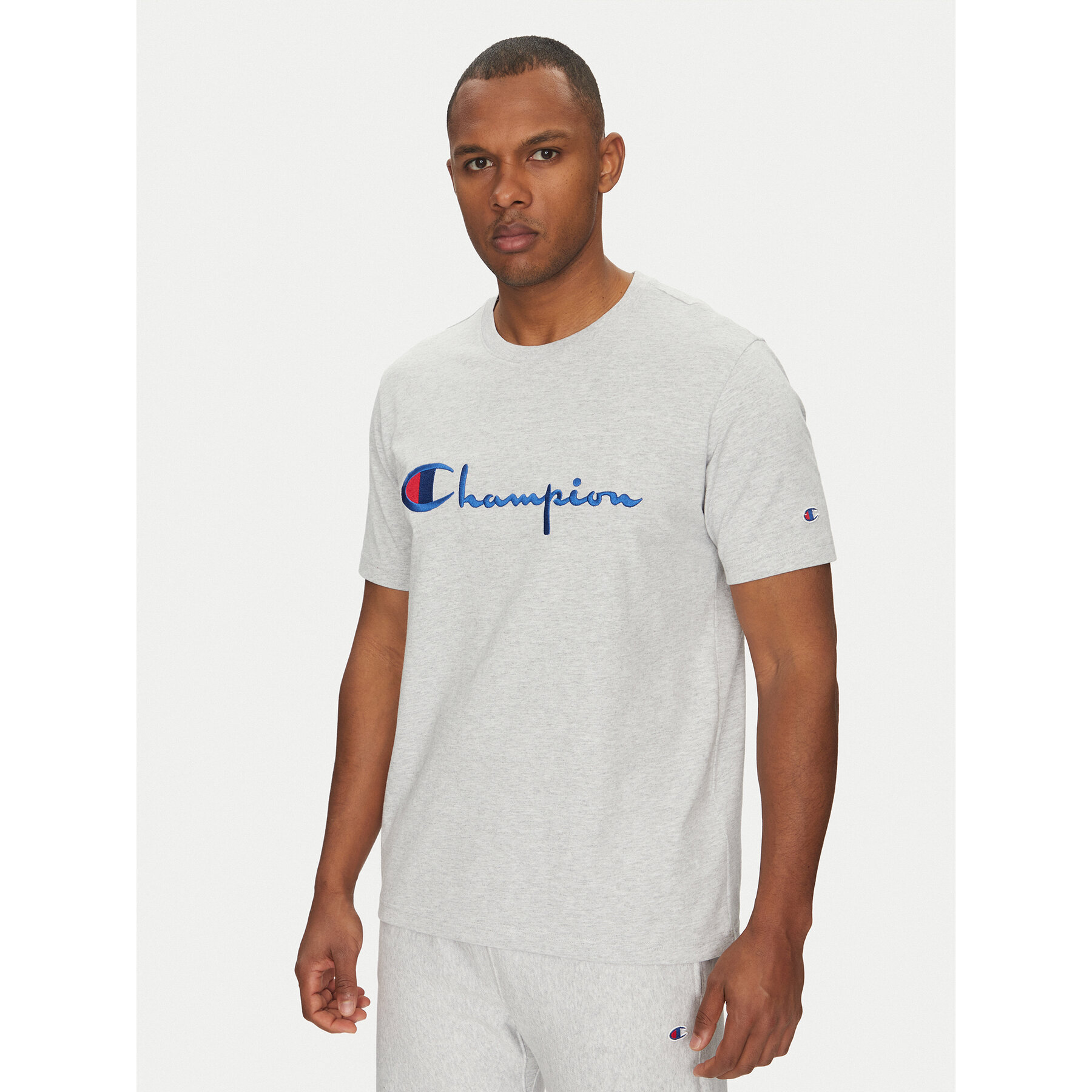 Champion Champion T-Shirt 221621 Γκρι Standard Fit
