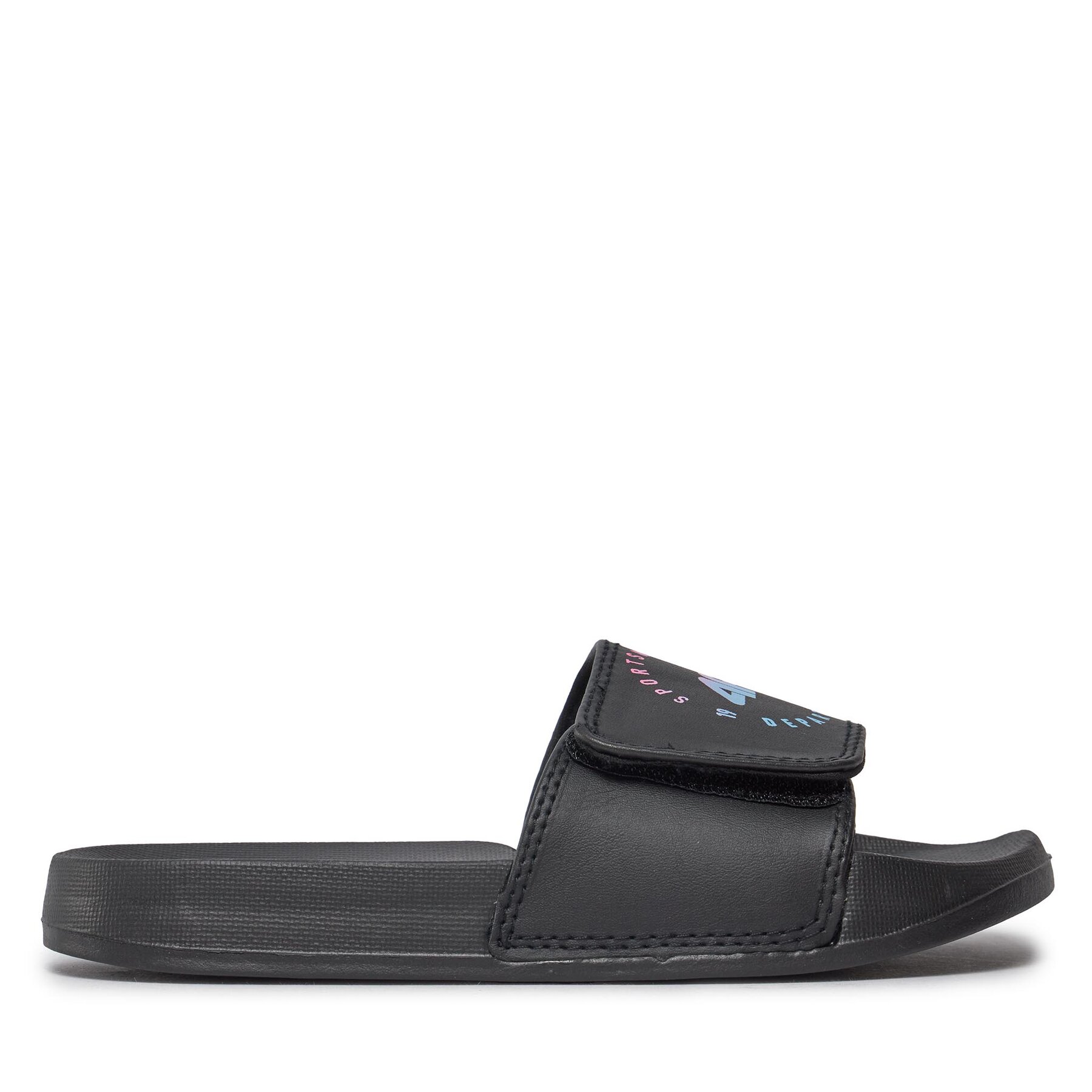 Kinder Pantoletten 4F, Schuhgröße 38, Schwarz, 4FJMM00FFLIF042A