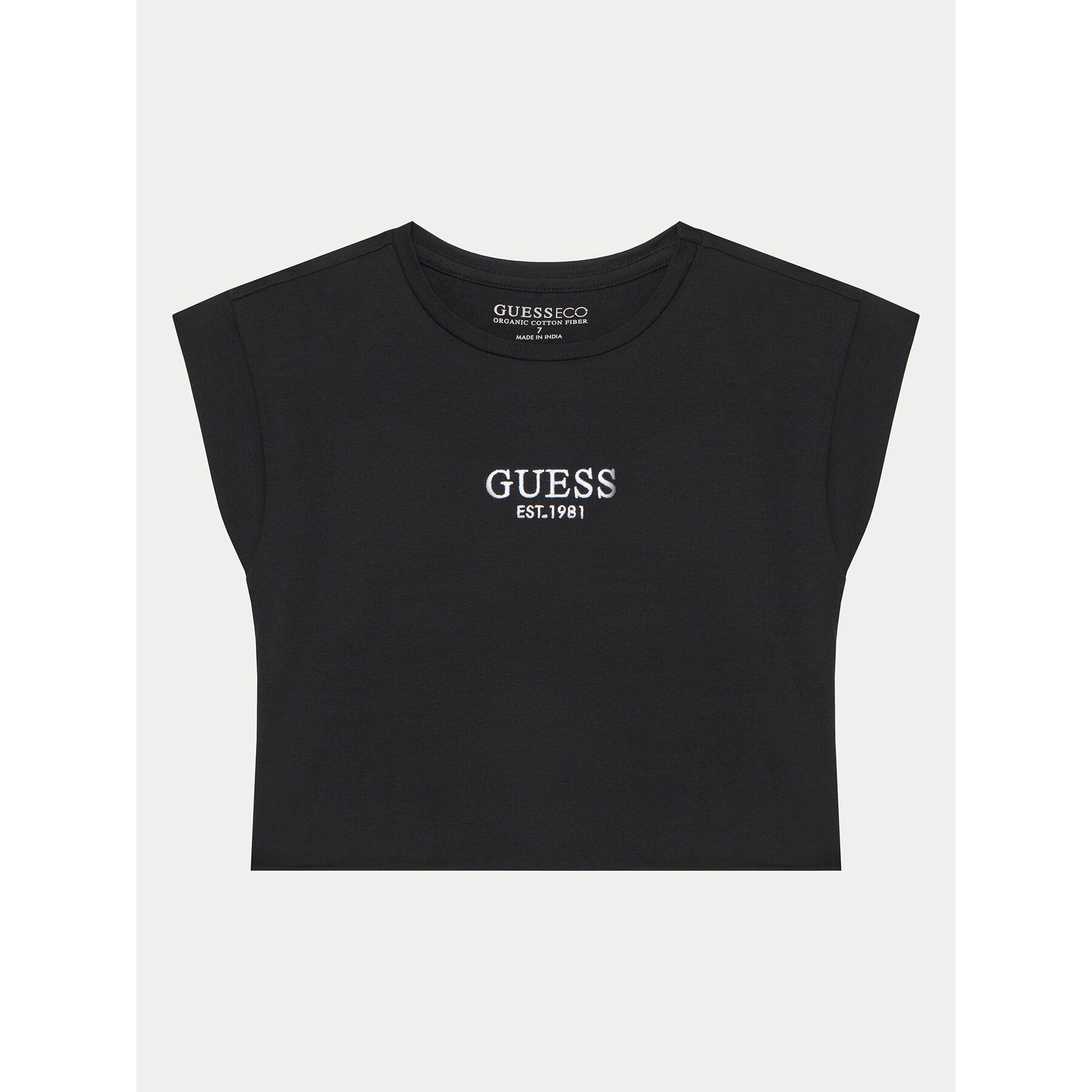 Guess T-Shirt J4BI34 J1314 Nero Boxy Fit