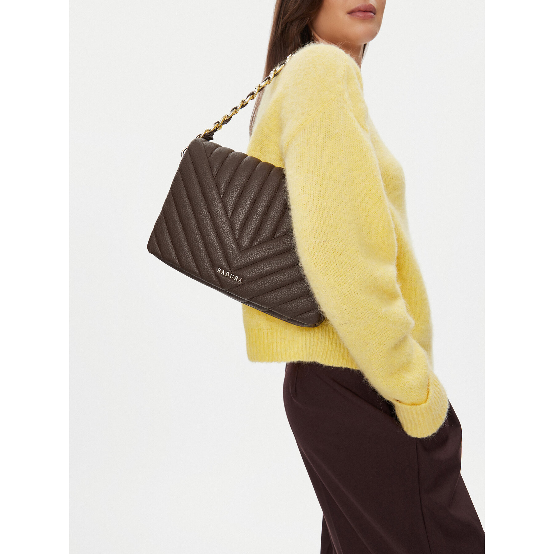 Borsetta Badura C-ADALE-XCH003 Marrone