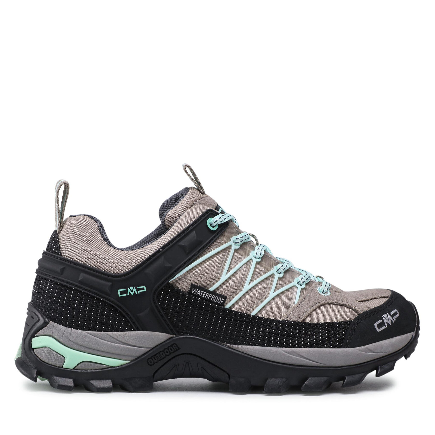 Damen Trekkingschuhe CMP, Schuhgröße 36, Grau, Rigel Low Wmn Trekking Shoe Wp 3Q54456