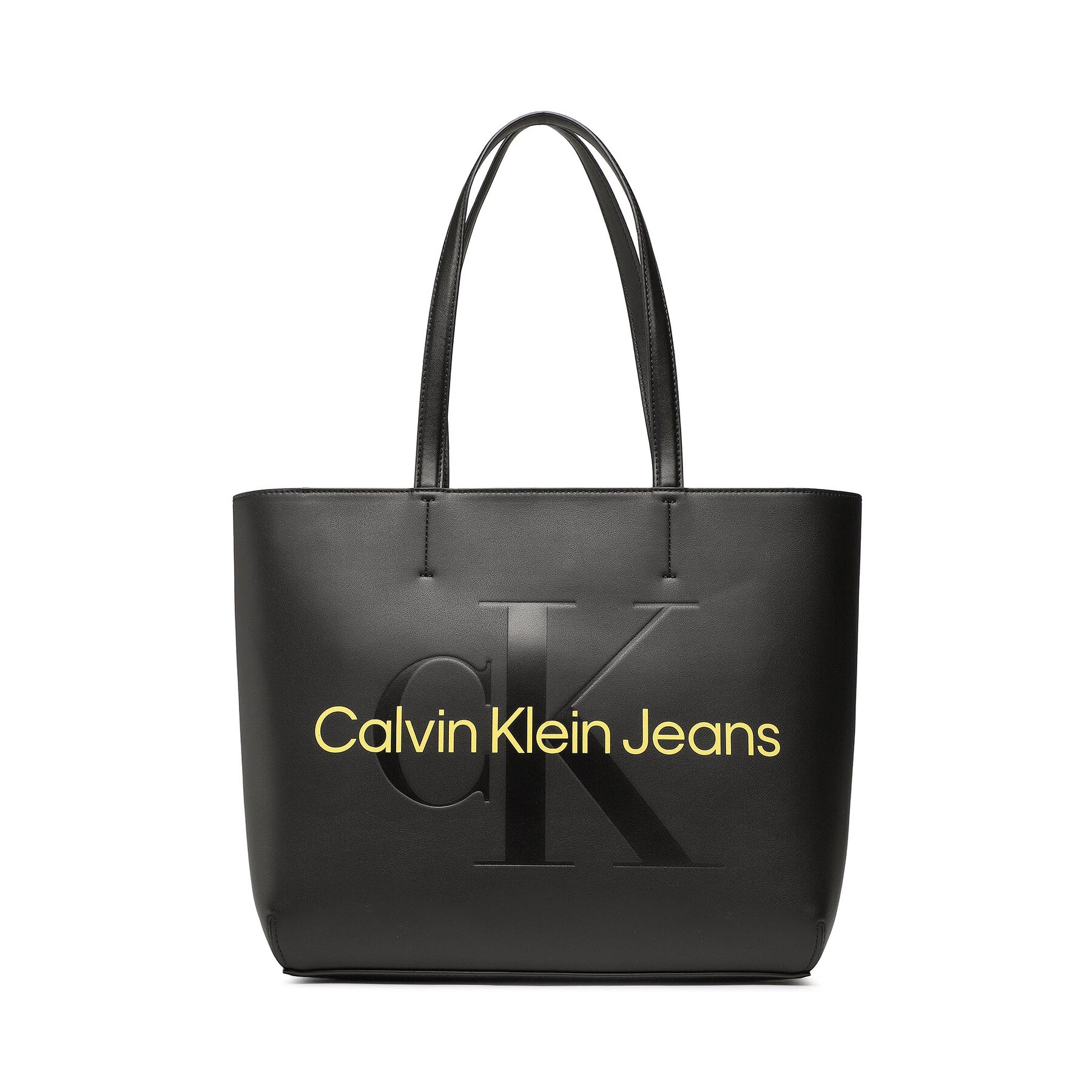 Geantă Calvin Klein Jeans Sculpted Shopper 29 Mono K60K610276 0GN