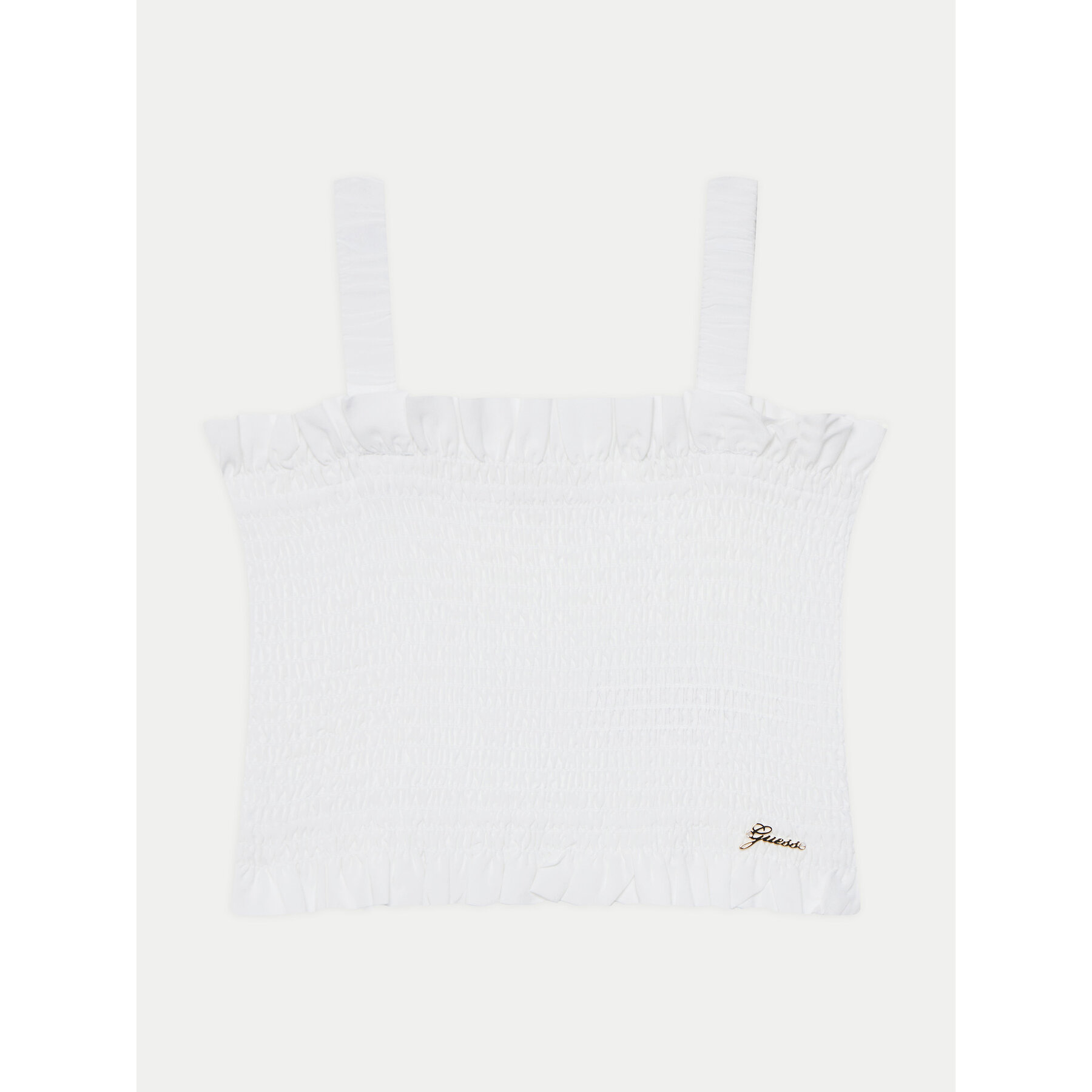 Guess Τοπ J5GH01 WG5S2 Λευκό Regular Fit