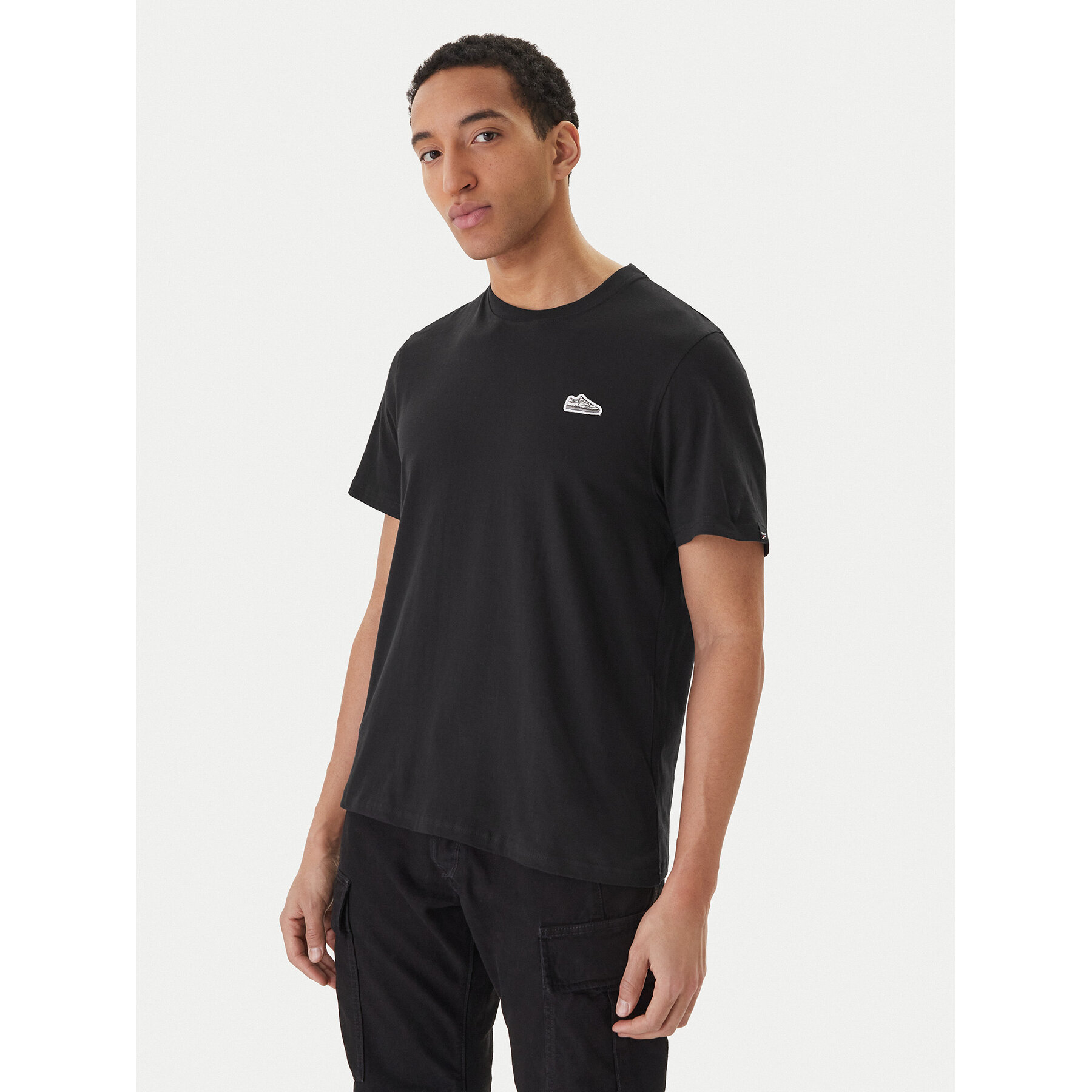 Reebok T-Shirt Finn RK25570CCM Schwarz Regular Fit