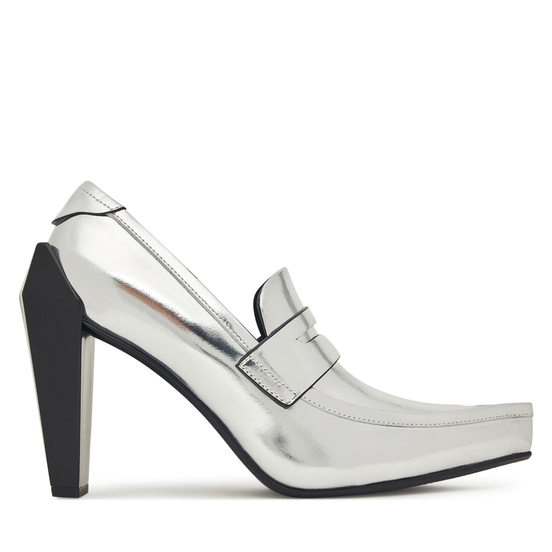 Poltopánky United Nude Gem Loafer Hi 1095514116 Strieborná