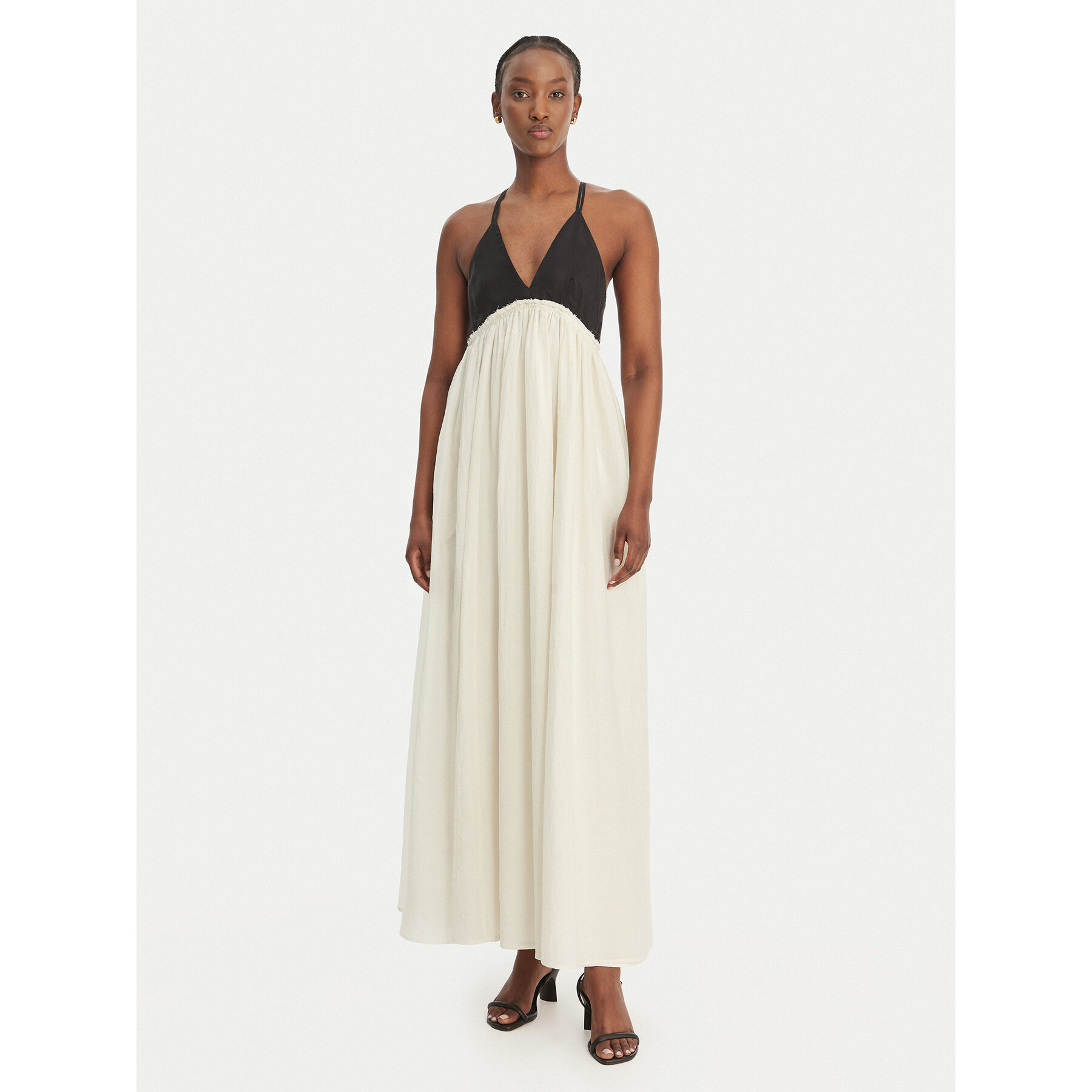 Eleh Sommerkleid SS260018 Weiß Regular Fit