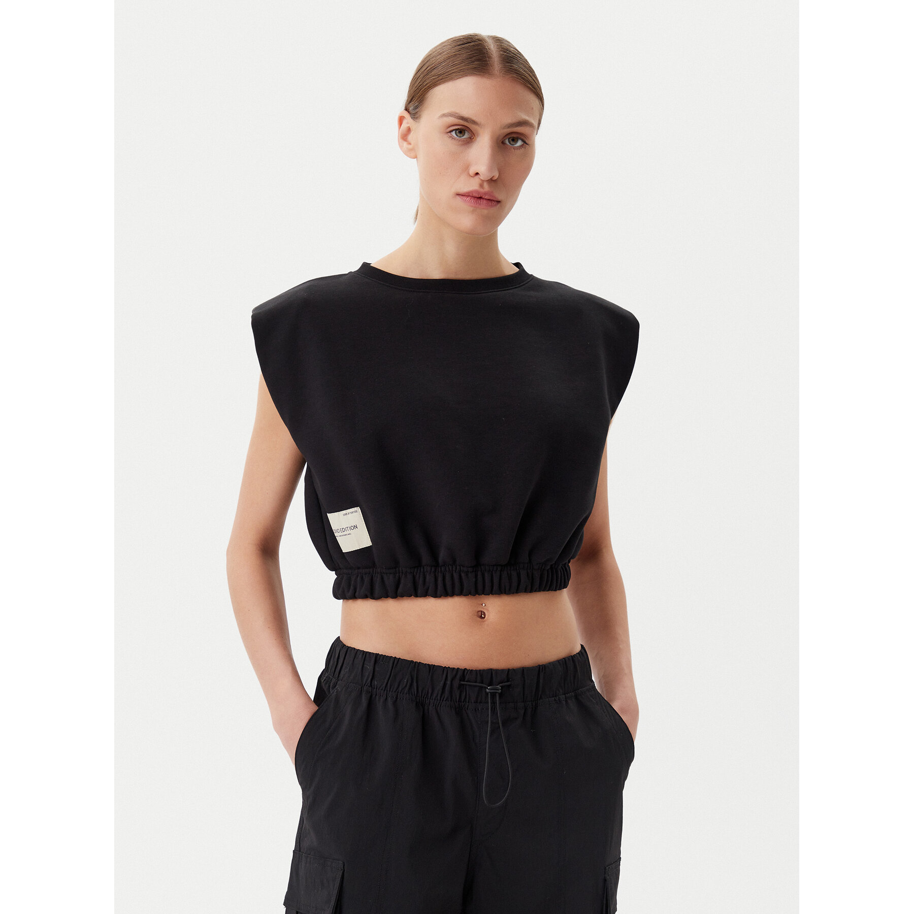 Alpha Industries Top Studio Edition 156031 Nero Regular Fit