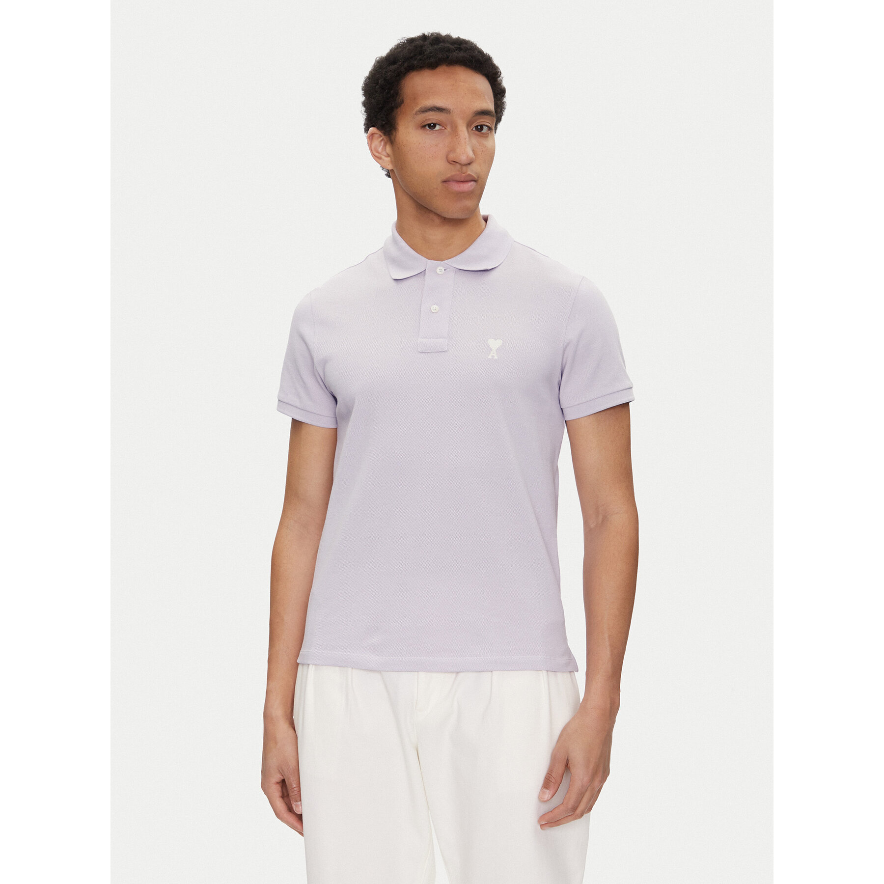 AMI Paris Polo HPL060.760 Viola Regular Fit