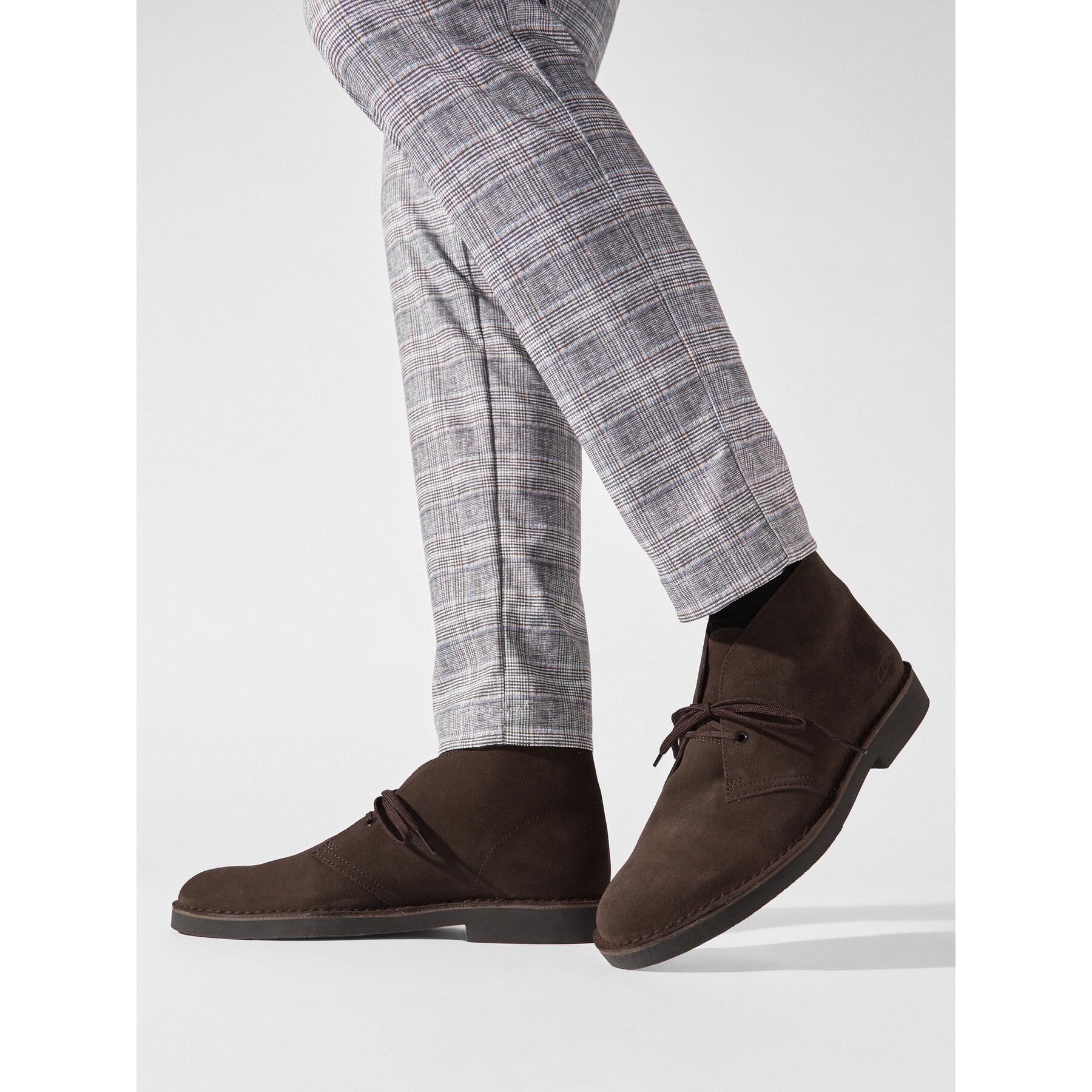 Зимни обувки Clarks Desert Bt Evo Dark Кафяв