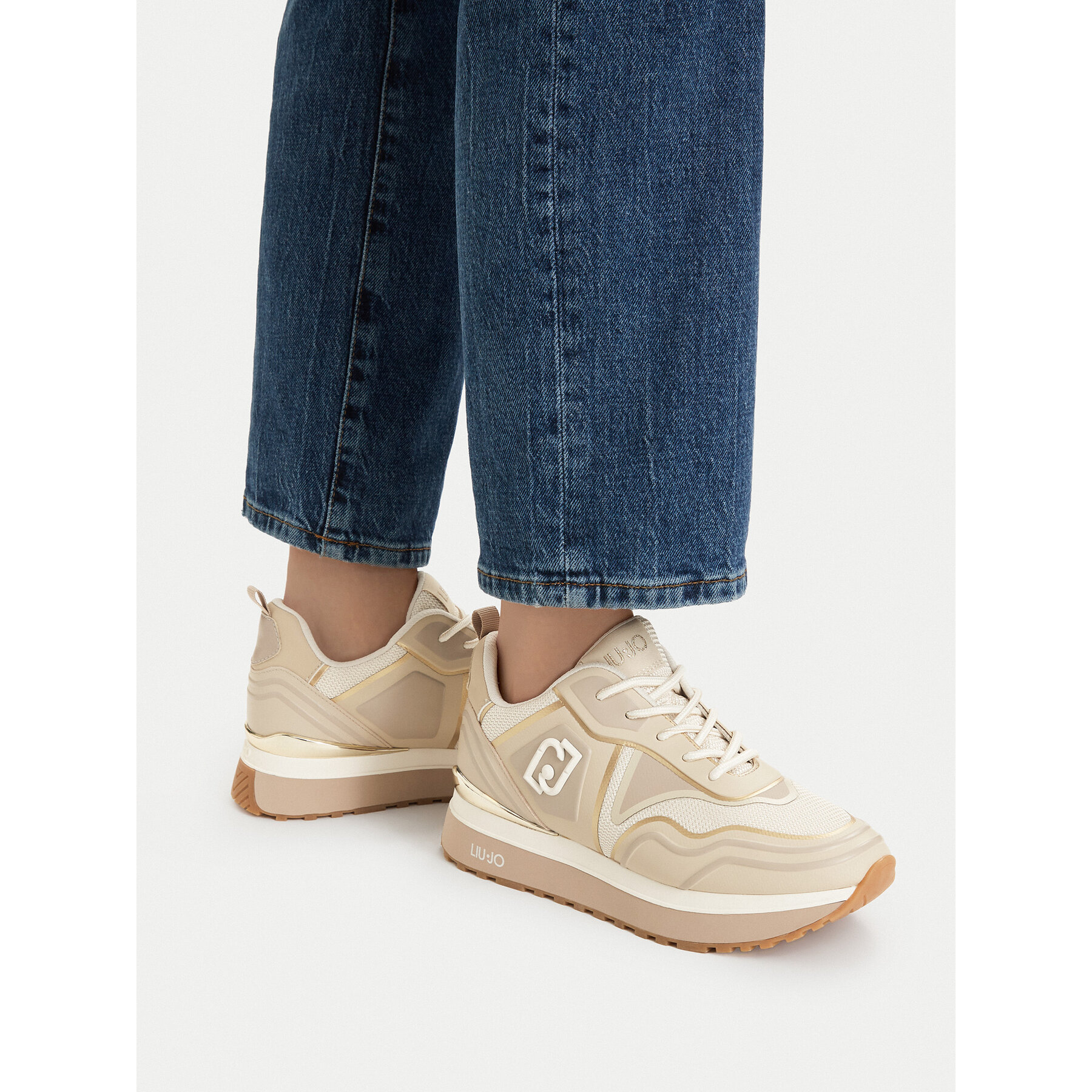 Sneakers Liu Jo Maxi Wonder Tech 01 BA6021 TX519 Bej