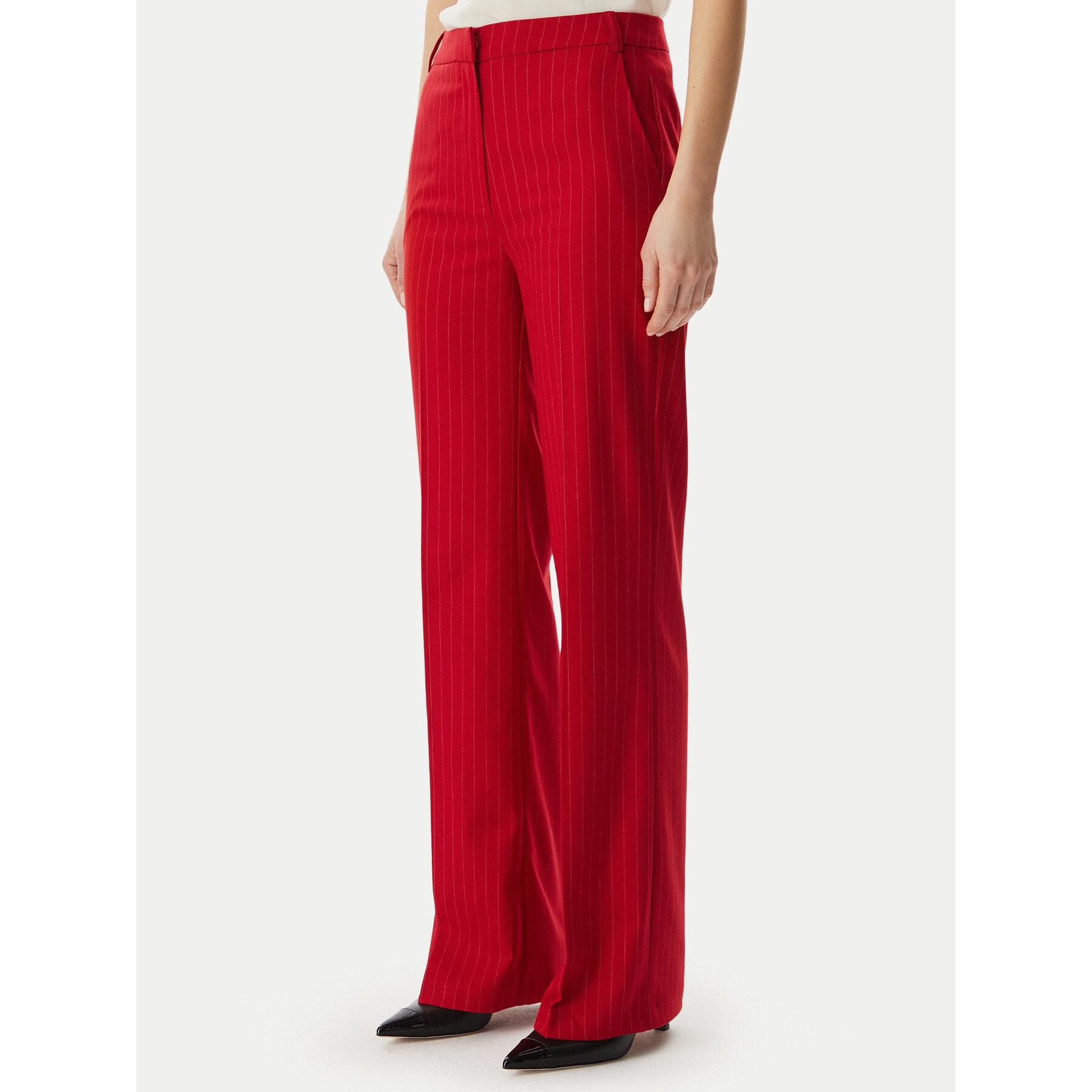 Morgan Stoffhose 261-PLOVE.F Rot Regular Fit