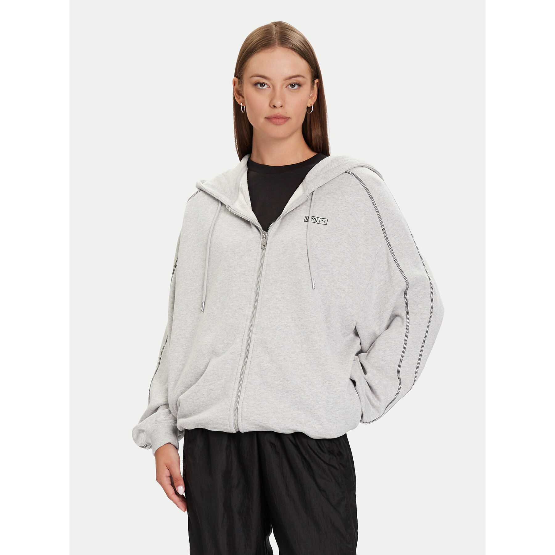 Puma Sweatshirt PUMA X ROSÉ T7 633801 10 Grau Oversize