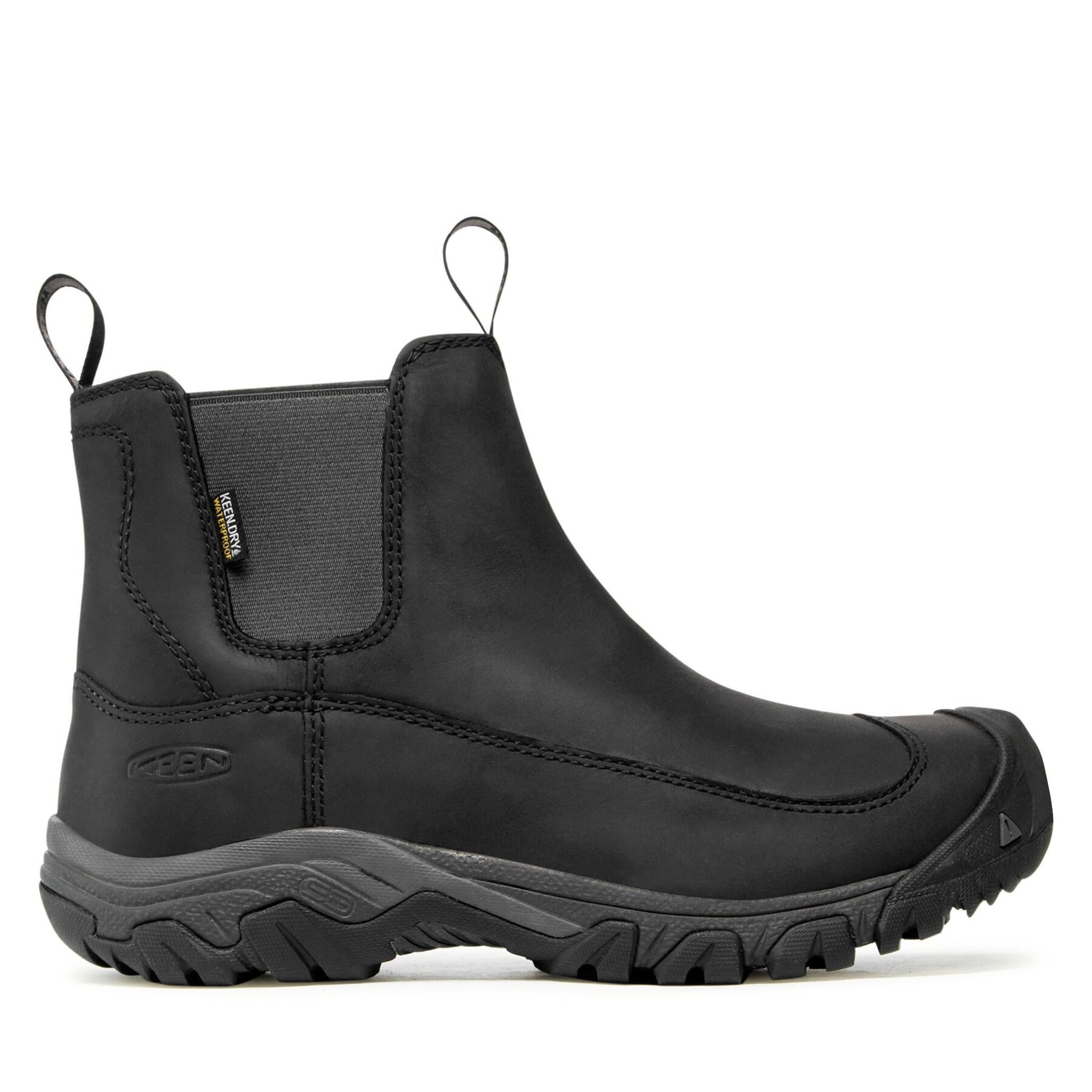 Pánske Členková obuv s elastickým prvkom Keen, Rozmer: 47_5, Čierna, Anchorage Boot III WP 1017789
