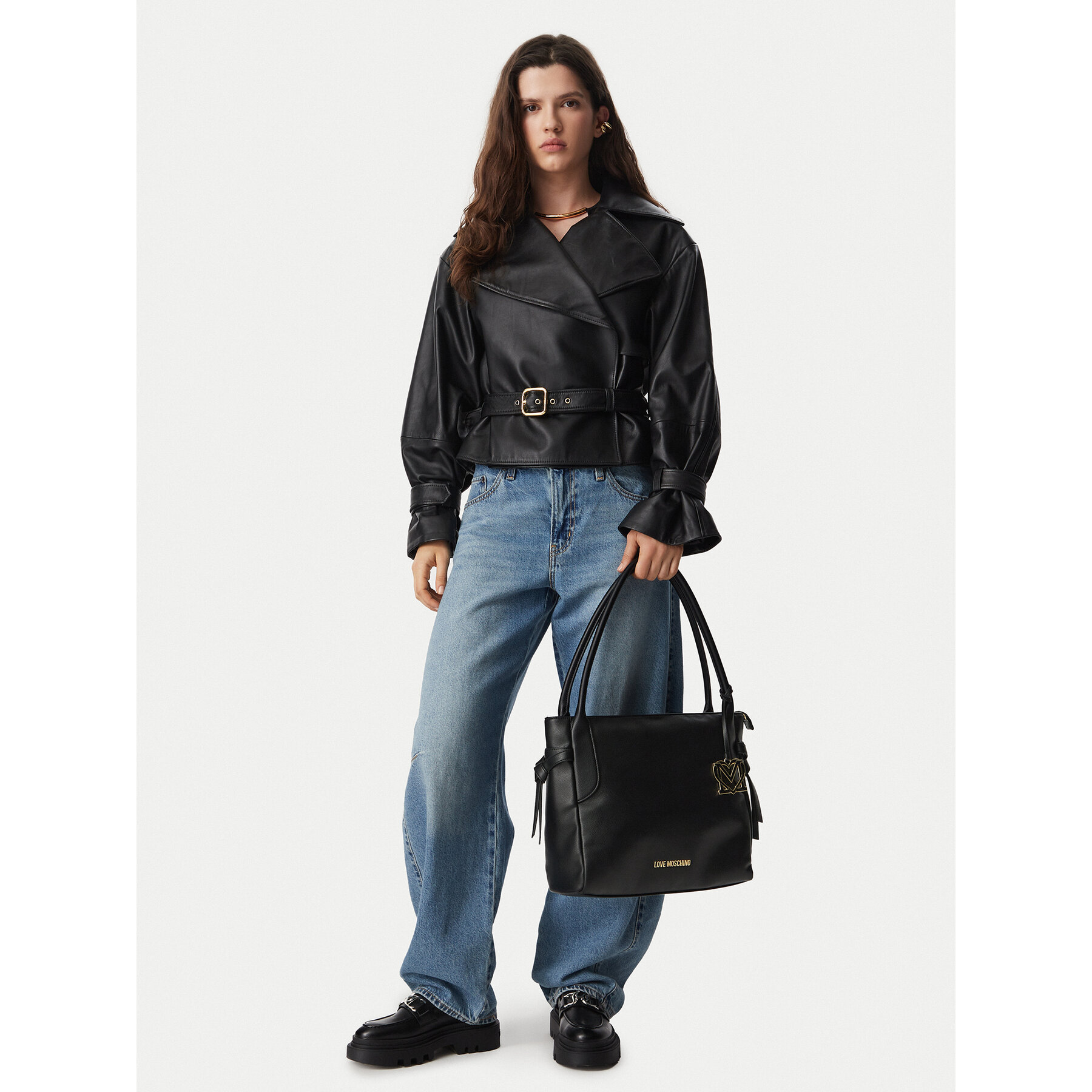 Torbica LOVE MOSCHINO JC4056PP1PLL0000 Crna