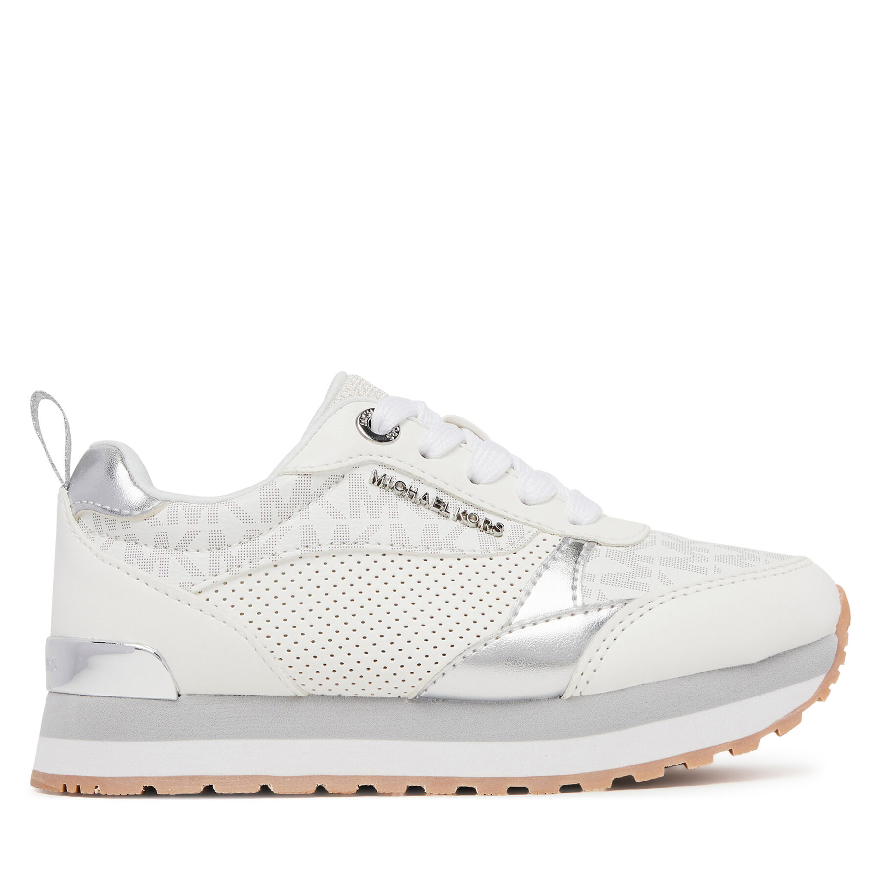 Sneakersy MICHAEL Michael Kors MK01458101 Biela