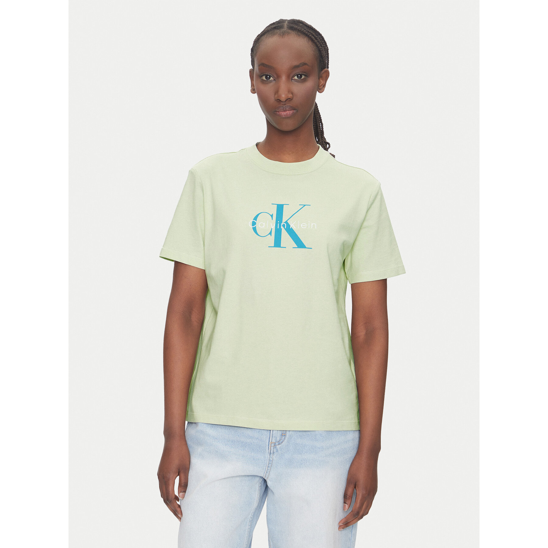 Calvin Klein Jeans Póló Hero LV047B865G Bézs Regular Fit