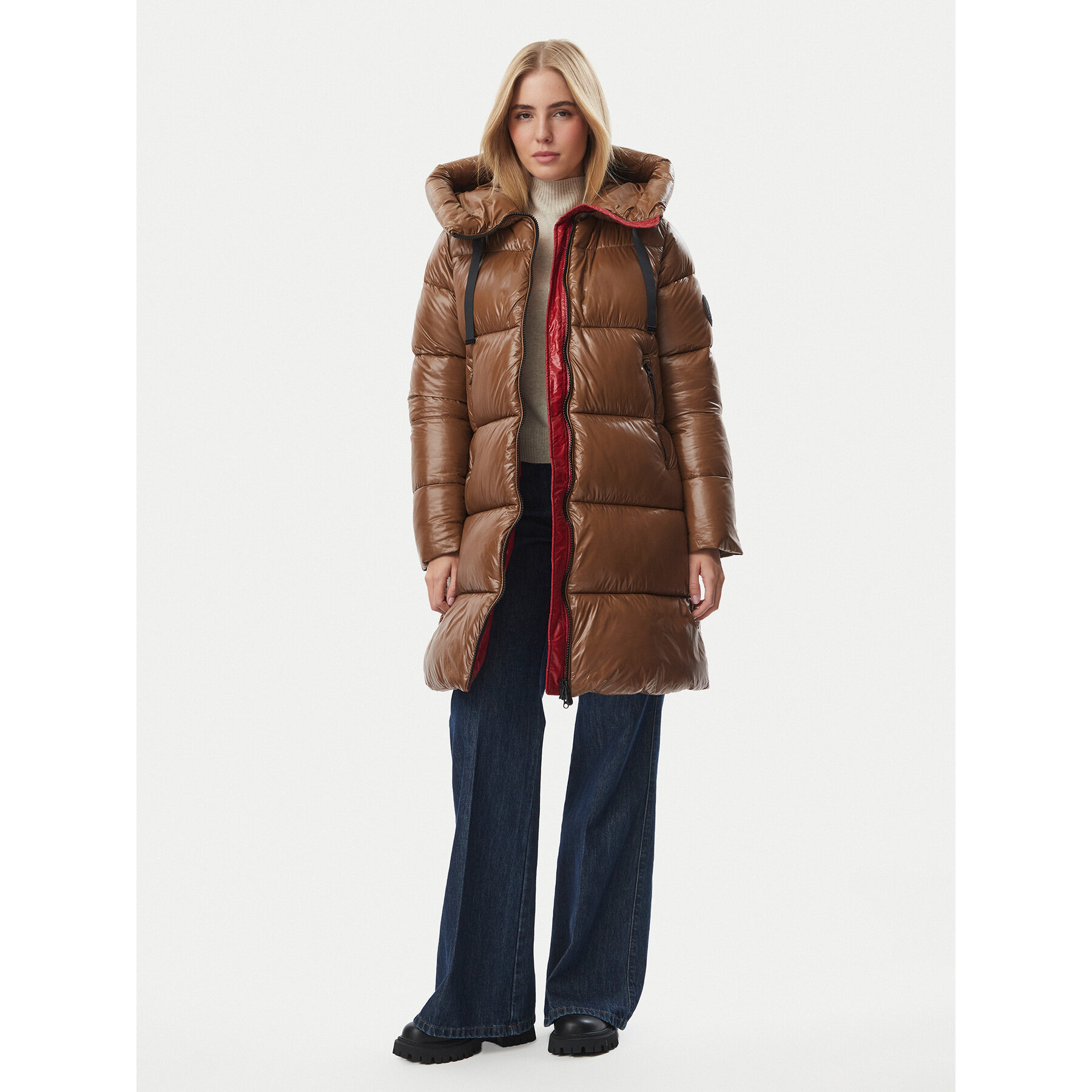 Save The Duck Winterjacke D45510W LOVE21 Braun Regular Fit