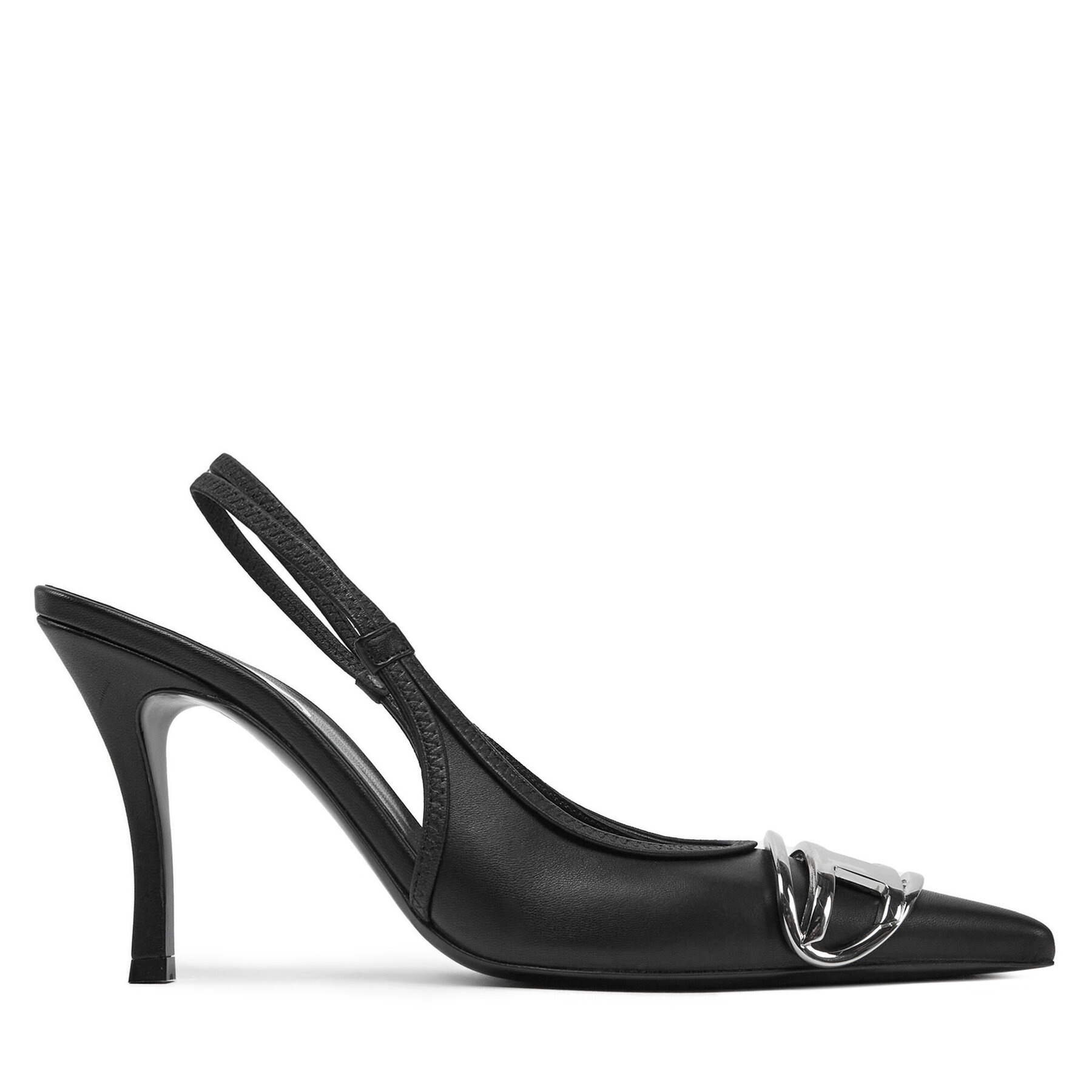 Pantofi cu toc subțire Diesel D-Venus Sb Y02985 PR818 T8013 Negru