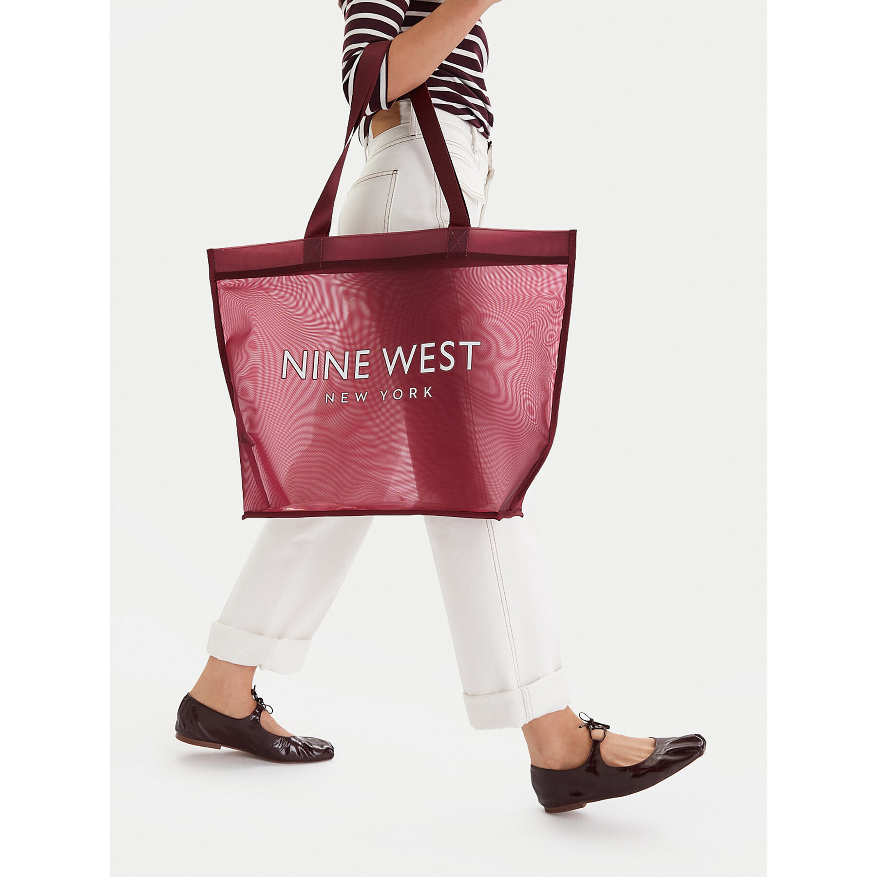 Τσάντα Nine West CEO-Eloura-LA374-4074 Μπορντό