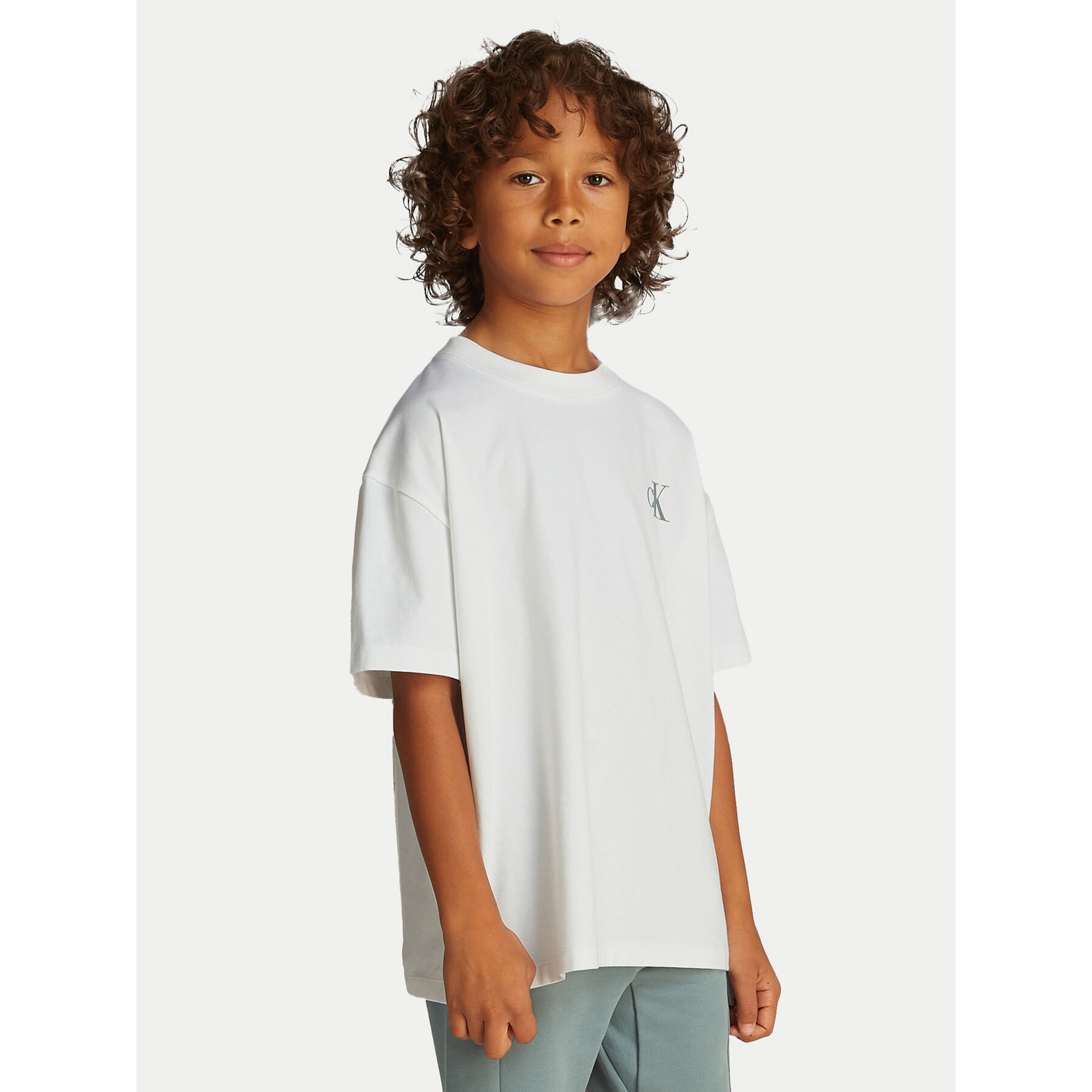 Calvin Klein Jeans Calvin Klein Jeans T-Shirt Miami IB0IB02449 Λευκό Relaxed Fit