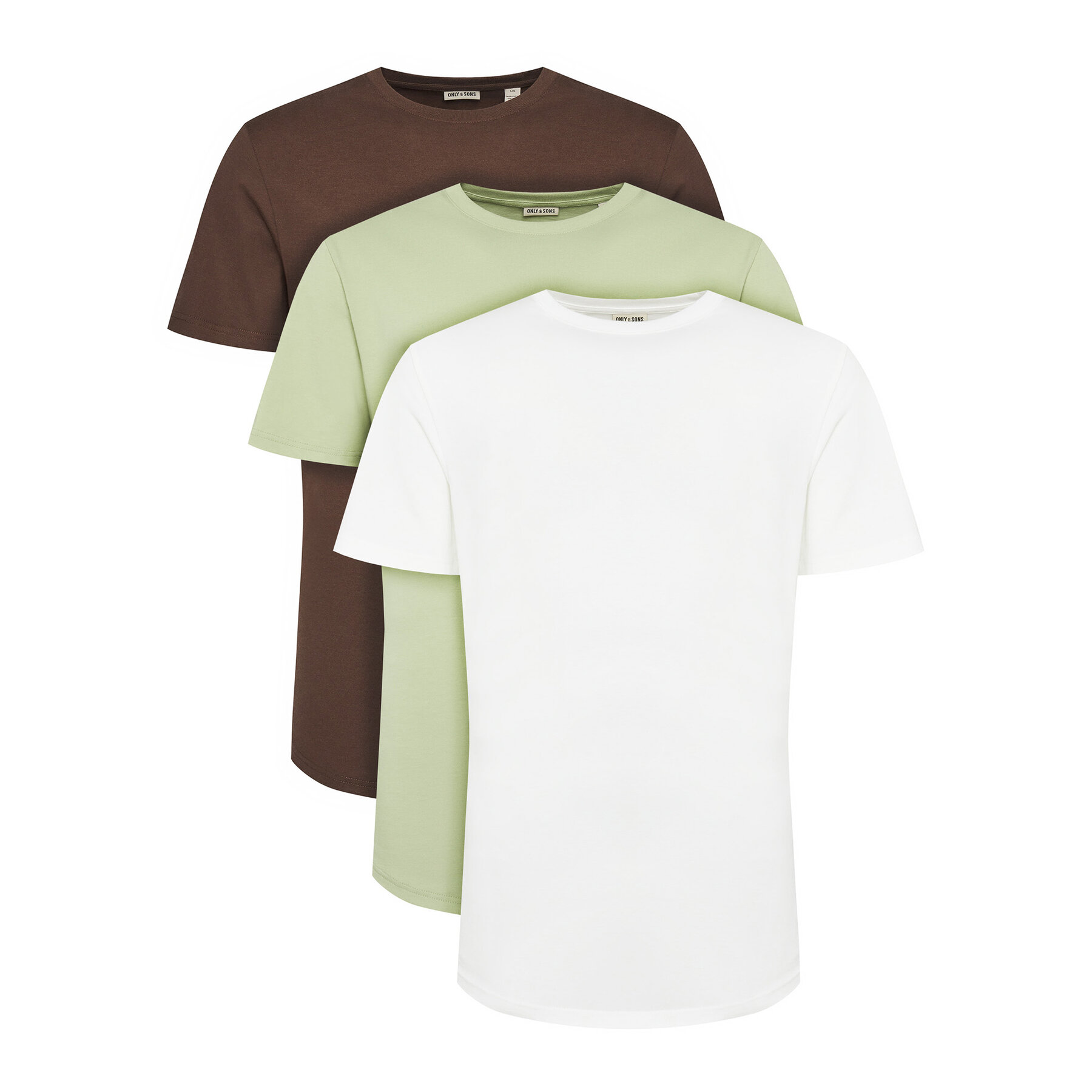 Only & Sons Set t-shirt majica﻿ Jeff 22034548 Šarena Regular Fit