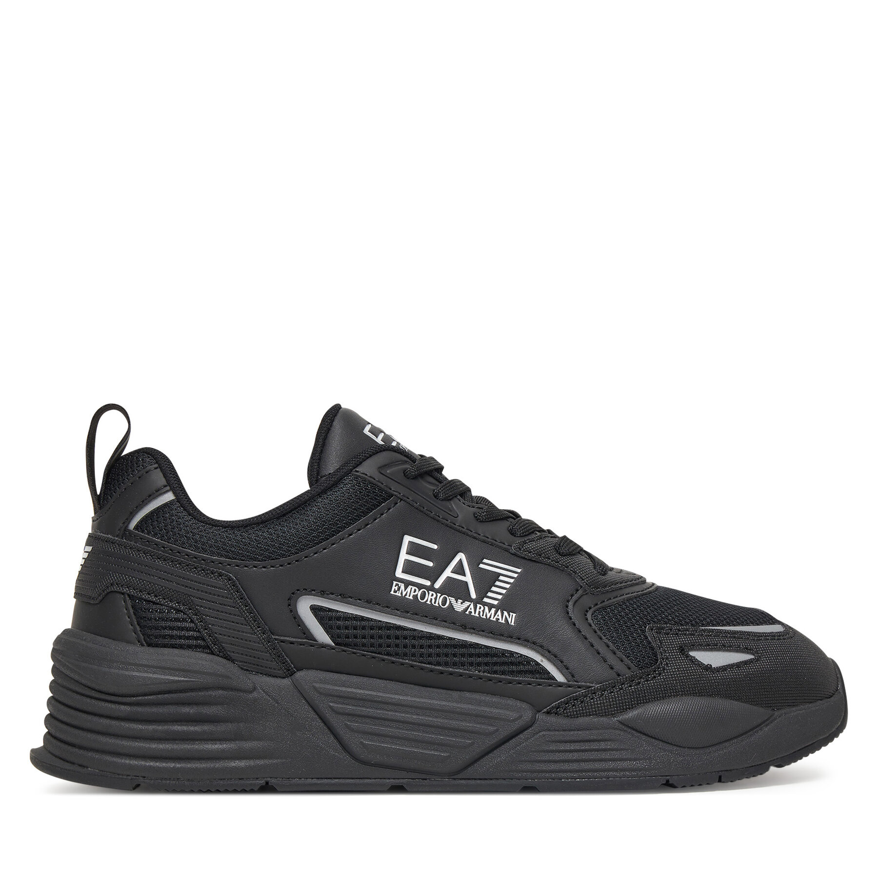 EA7 Emporio Armani Pánske Sneakersy, Rozmer: 41_13, Čierna, 7X000308 AF18447 MC026