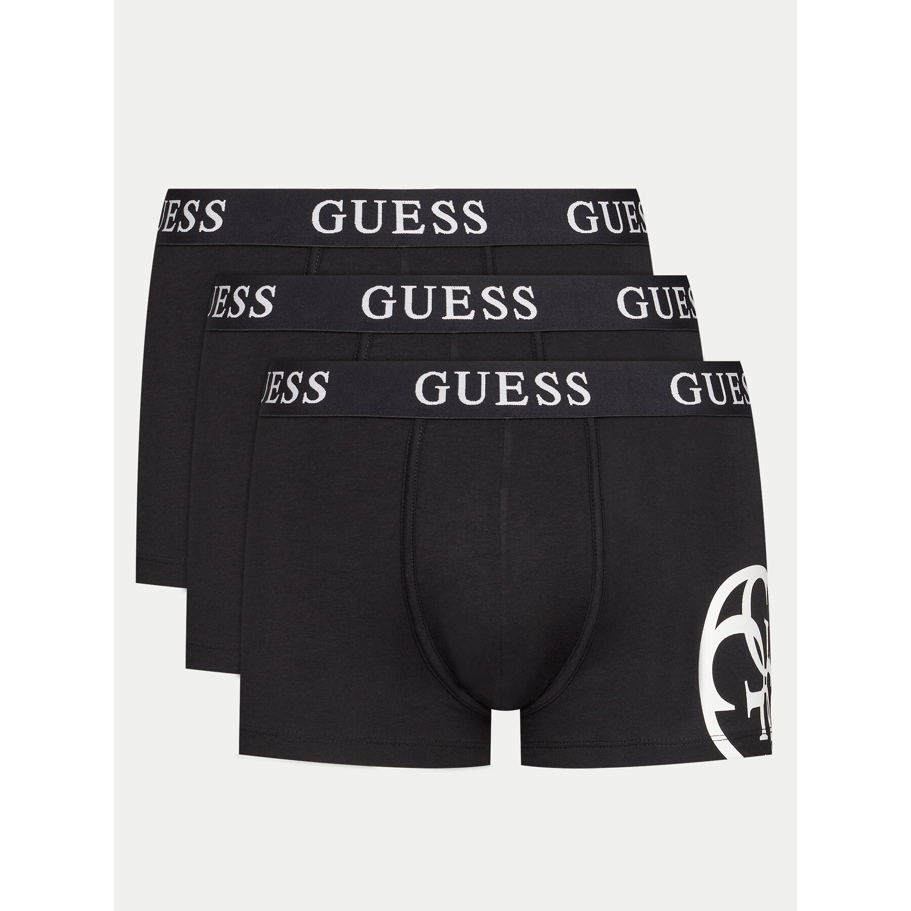 Guess Boxer szett Placed Logo U4RG04 K6YW0 Fekete